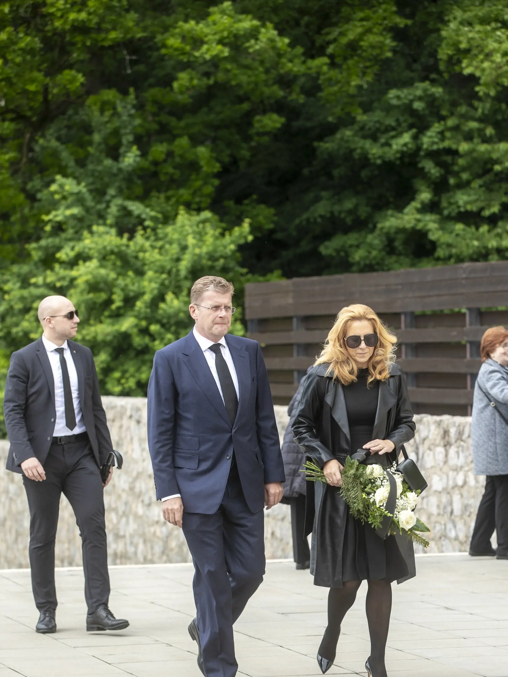Na snímke je posledná rozlúčka s podnikateľom Fedorom Flašíkom v bratislavskom krematóriu, ktorá sa konala v piatok 3.5 2024.