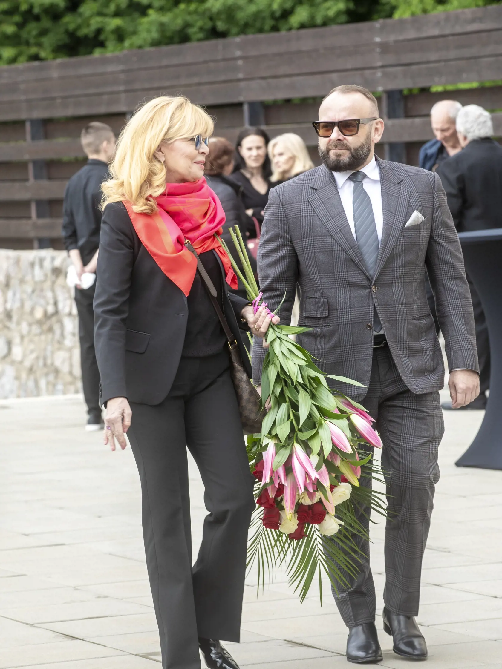 Na snímke je posledná rozlúčka s podnikateľom Fedorom Flašíkom v bratislavskom krematóriu, ktorá sa konala v piatok 3.5 2024.