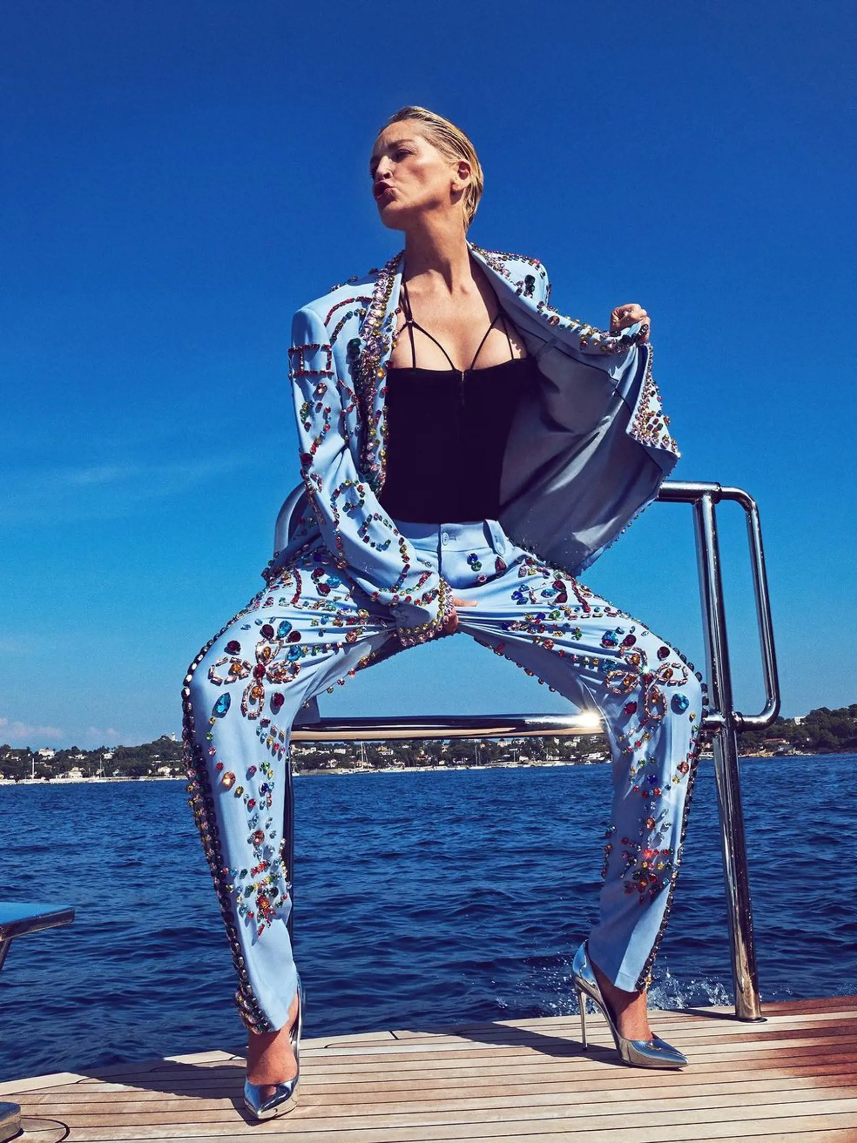 Sharon Stone objektívom slovenského fotografa Branislava Šimončíka.