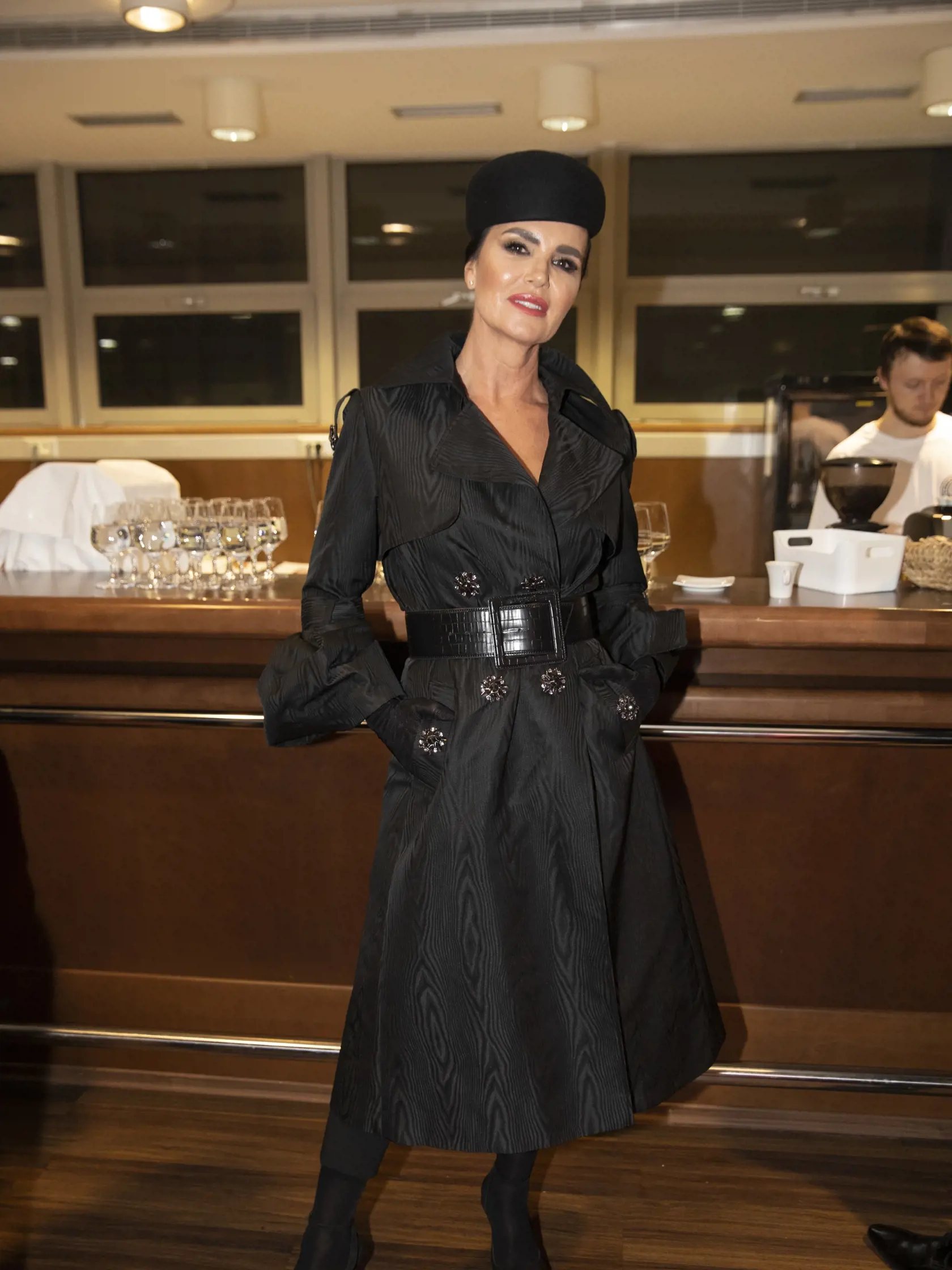 Na snímke je after party  Krištáľového krídla 2023 v novej budove SND.
Silvia Lakatošová