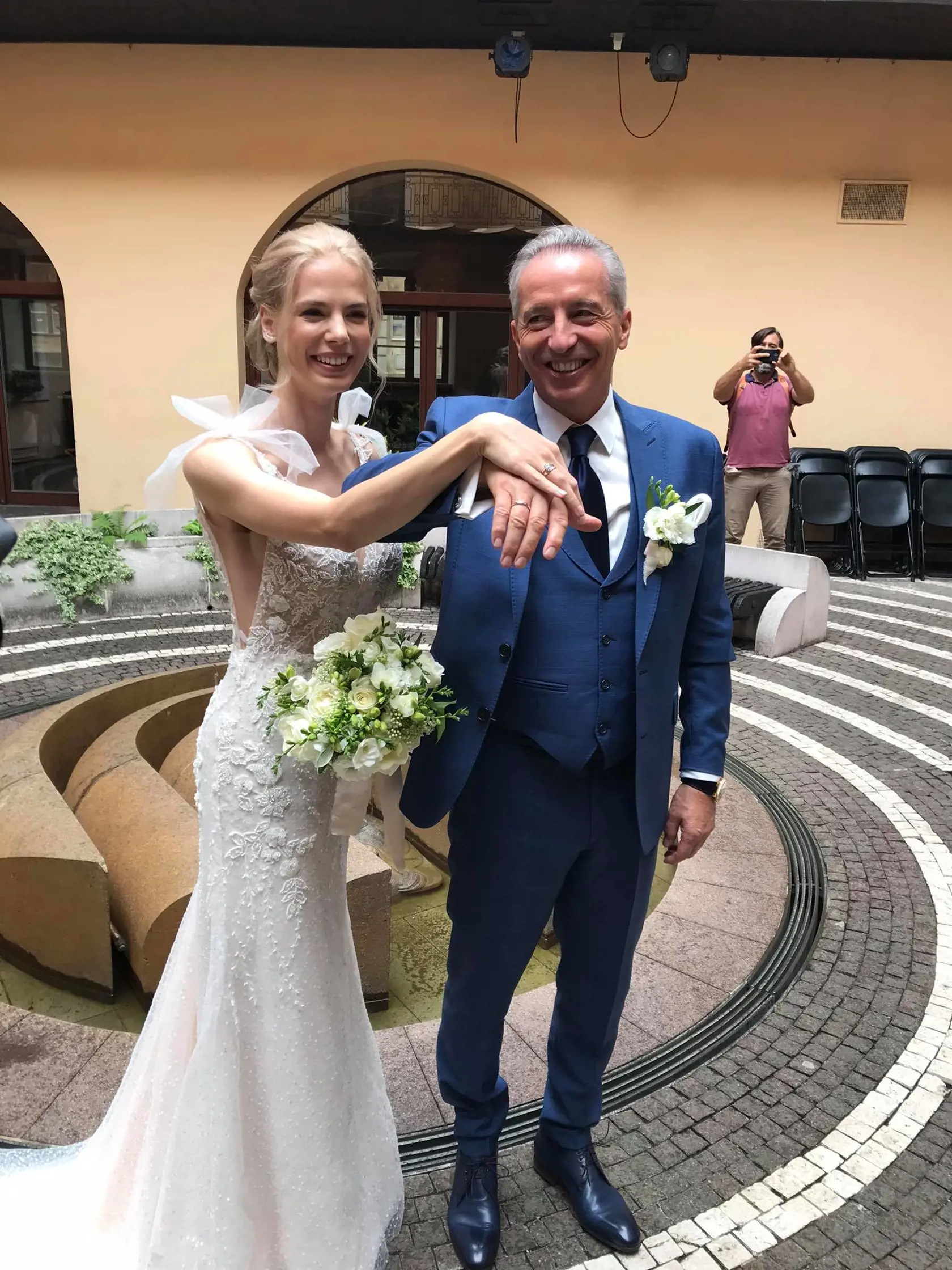 Václav Mika sa oženil za dlhoročnú partnerku Kristínu.