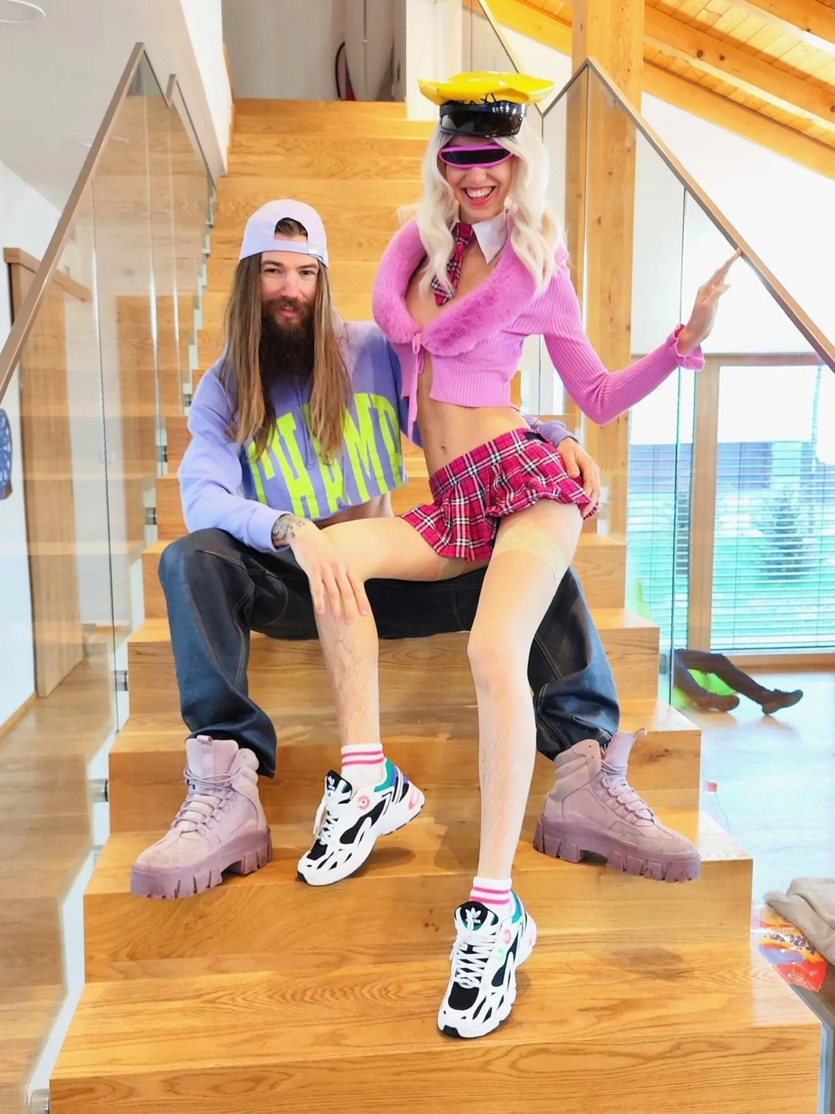 Alex Wortex a jej priateľ Michal v reality šou Like Haf.