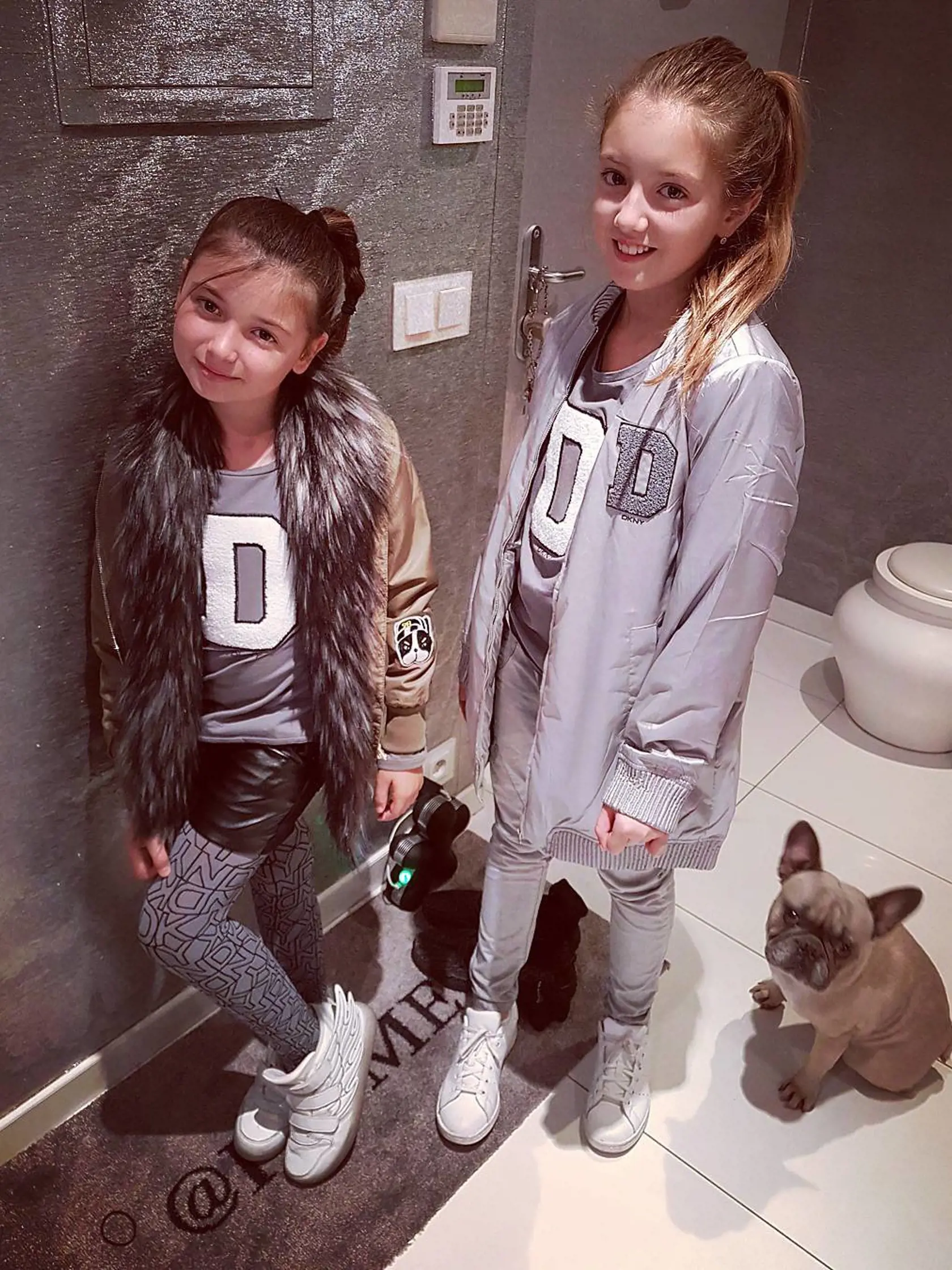 Dcéry Patrície Vittekovej, keď boli ešte malé.