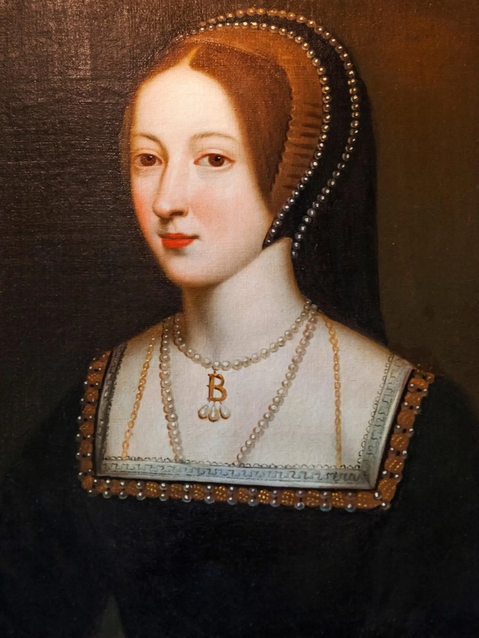 England, Kent, Hever, Hever Castle, Portrait of Anne Boleyn