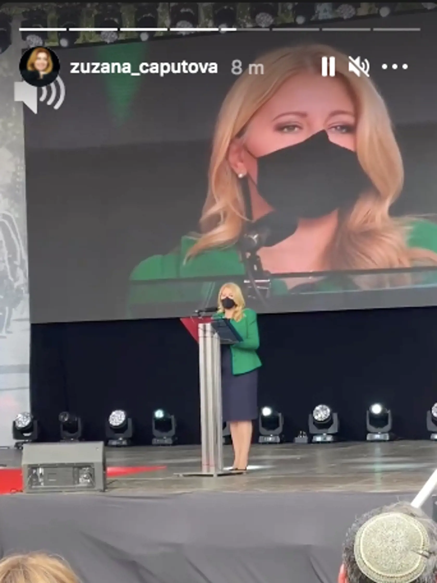Prezidentka Zuzana Čaputová sa z osláv SNP prihovorila krásnym prejavom.