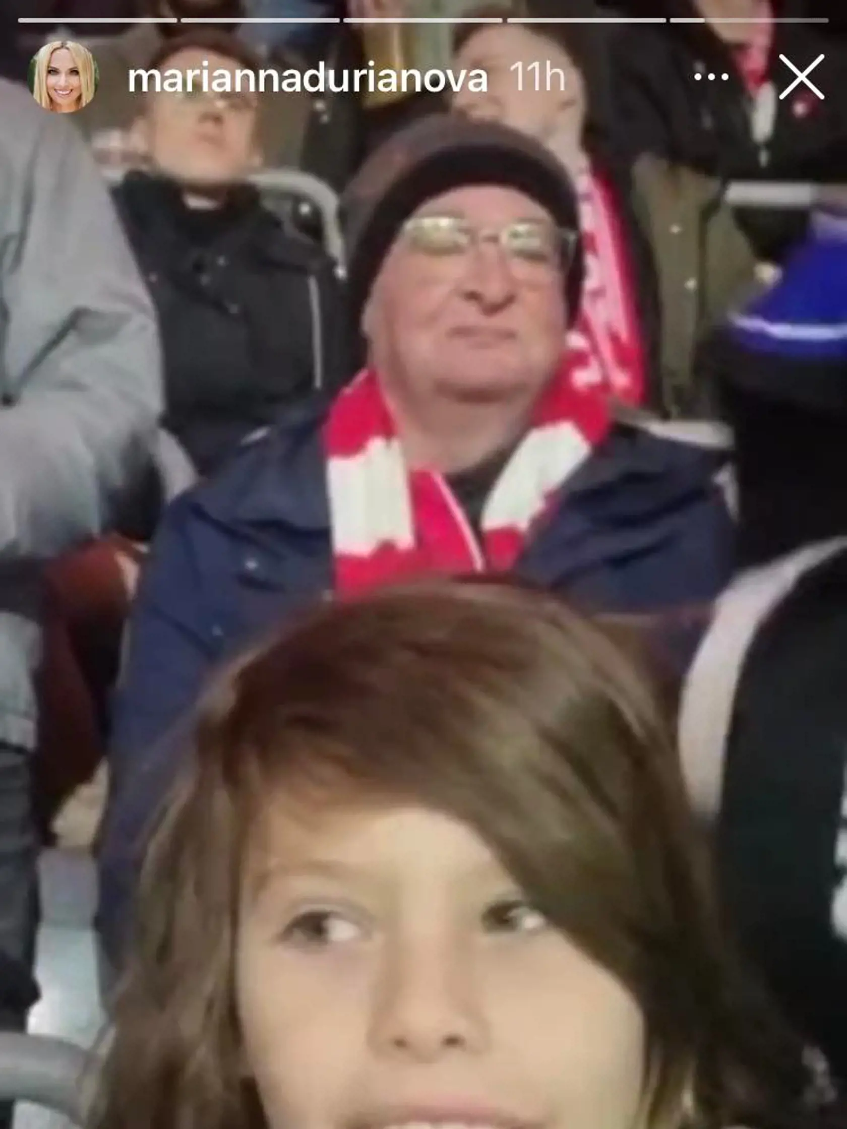 Marianna Ďurianová si užila futbalový zápas Ligy Majstrov v Mníchove.