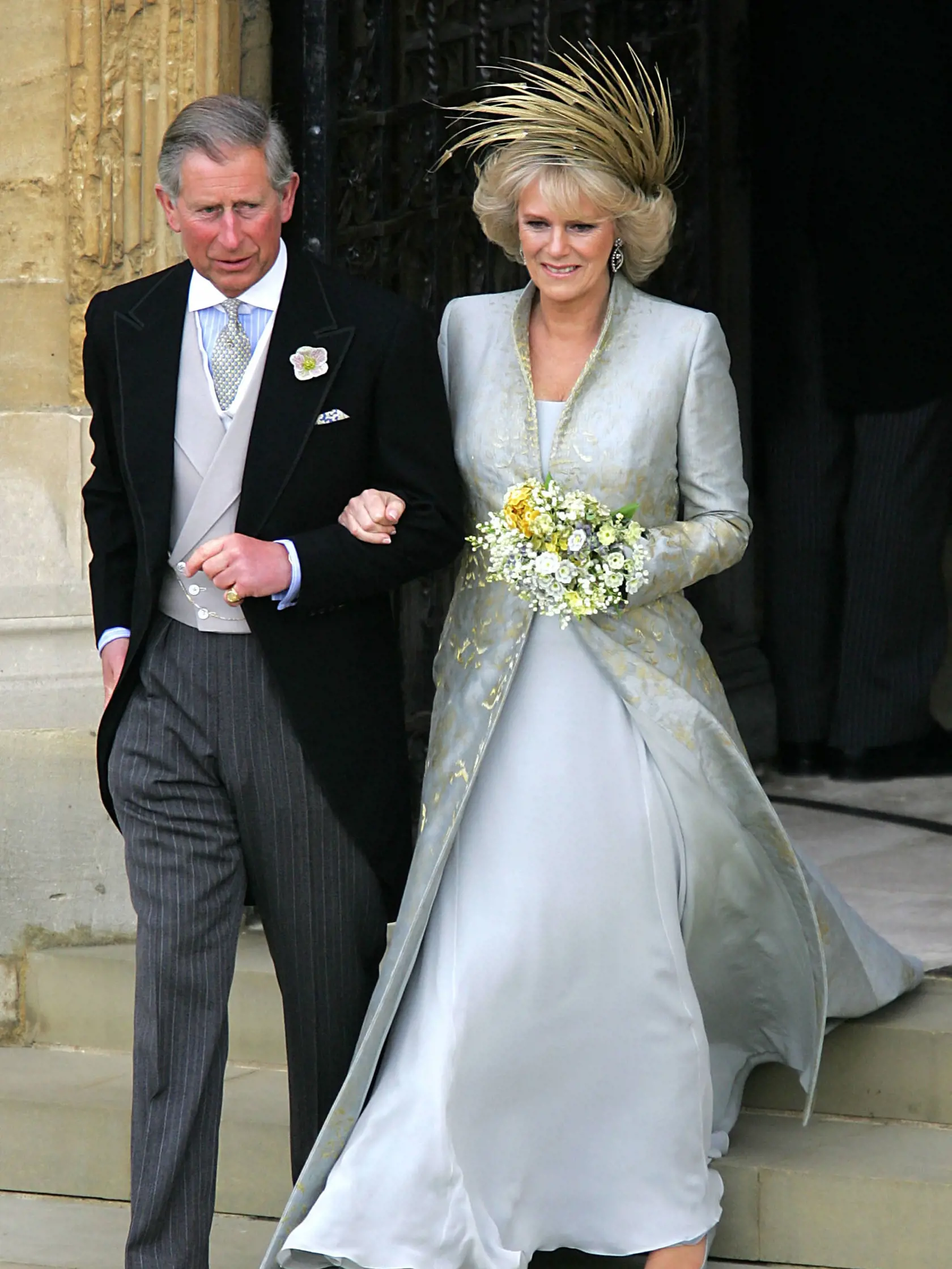 Prince Charles & The Duchess Of Cornwall Attend Blessing At Windsor Castle