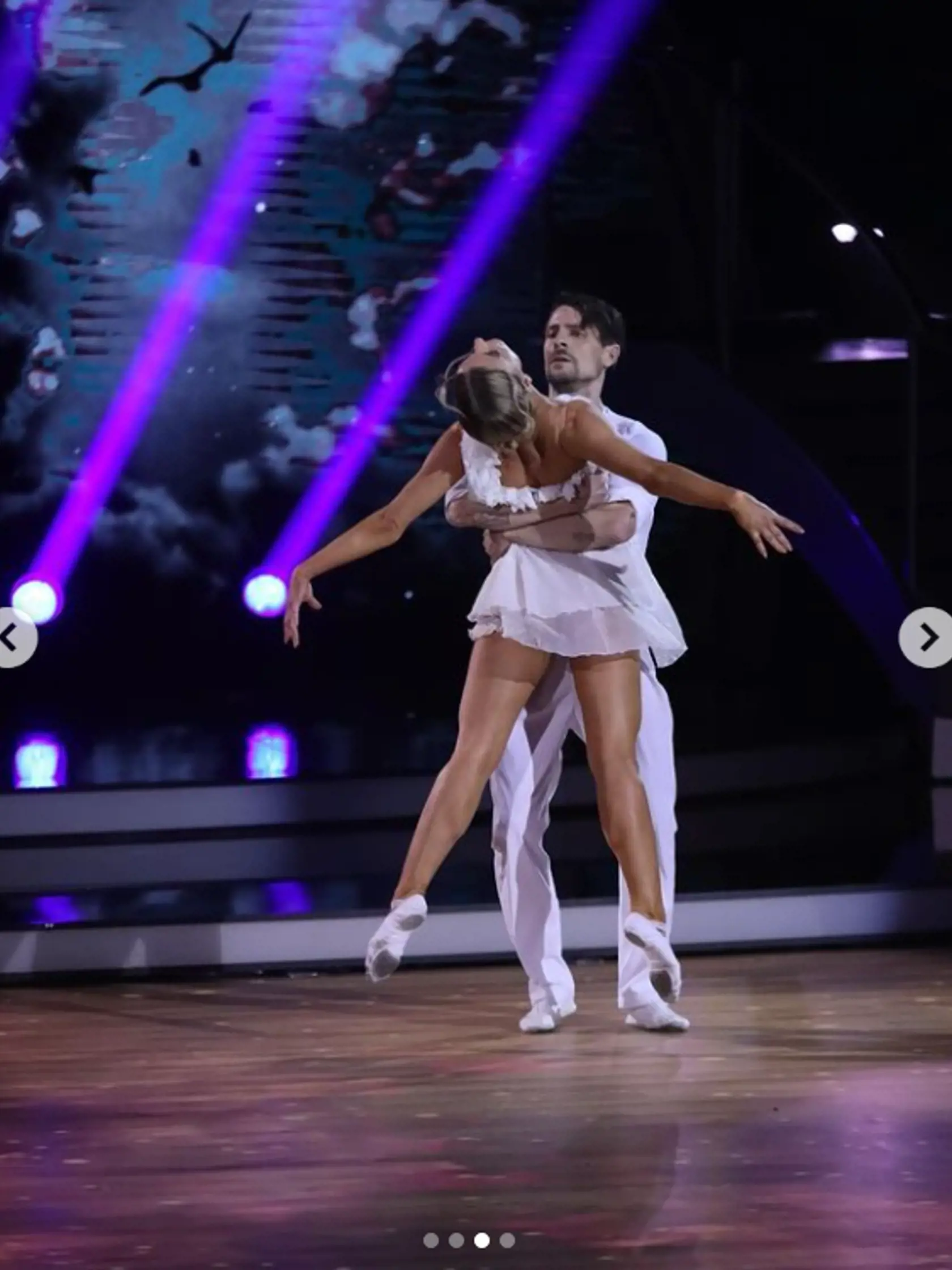 Pieseň “Vtáky” od Richarda Autnera odprezentovali svojim showdance Juraj s Natáliou.