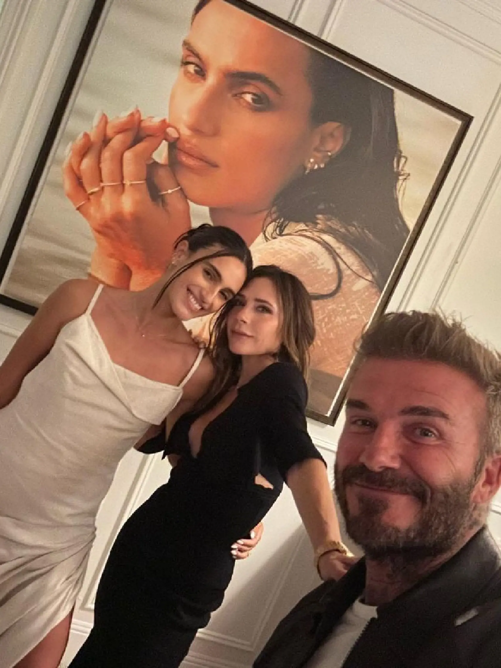 Beckhamovci a Isabela Rangel Grutman