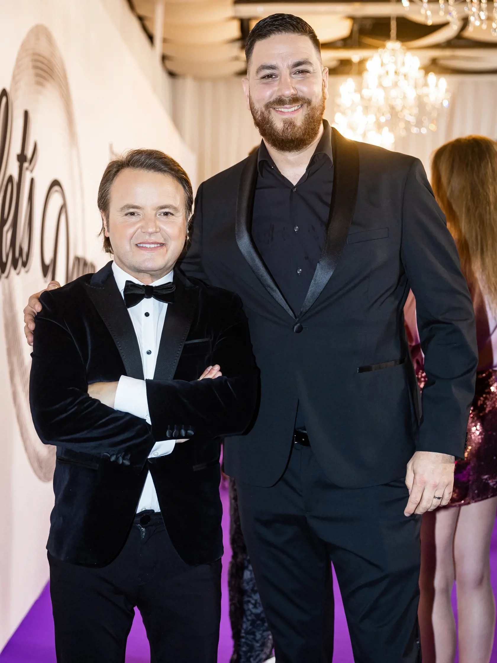 Finále tanečnej súťaže celebrít “LET’S DANCE 2024” v Bratislave. Na snímke Ján Tribula a Martin Novák.
