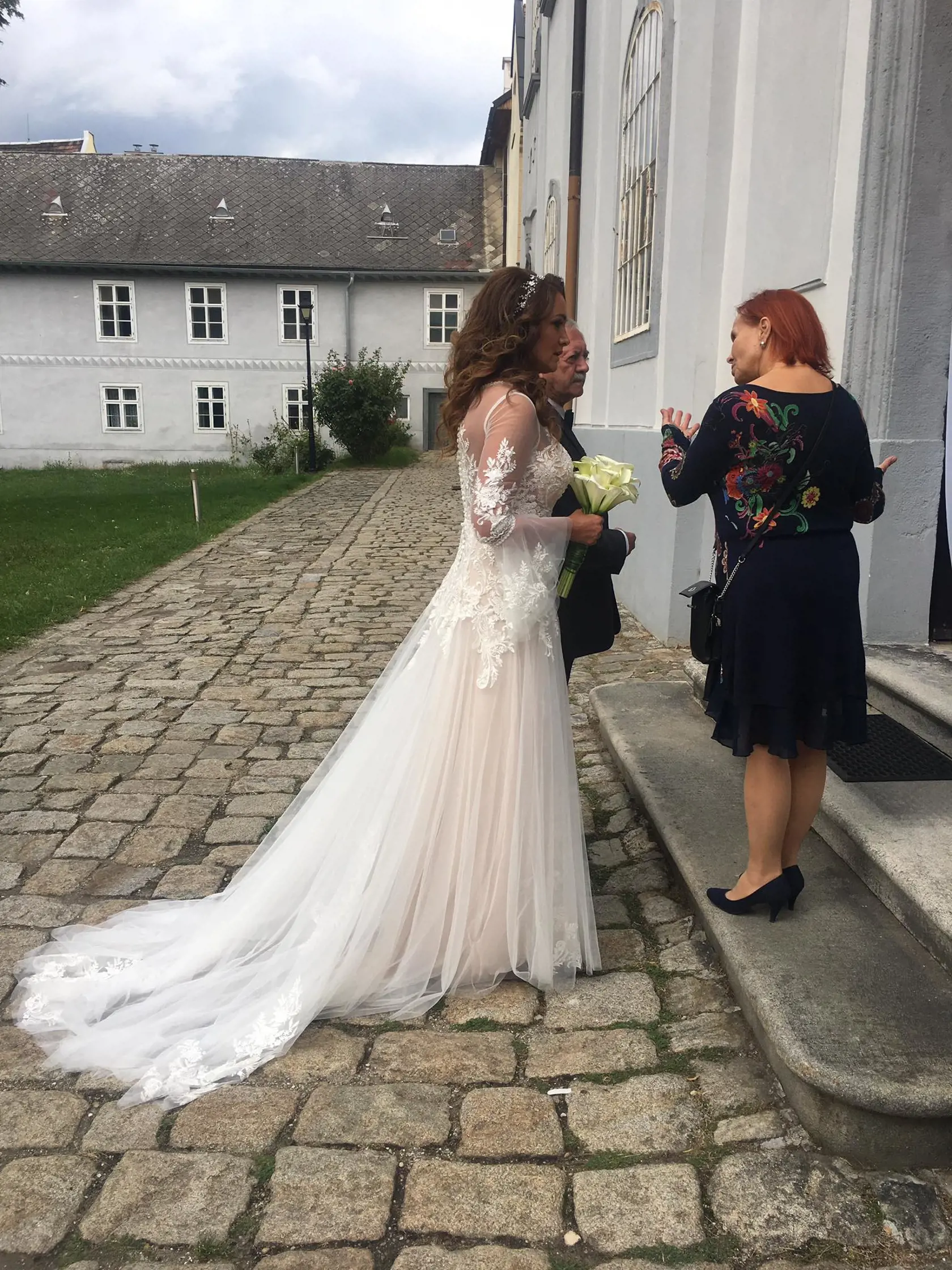 Nevesta Karin Majtánová.