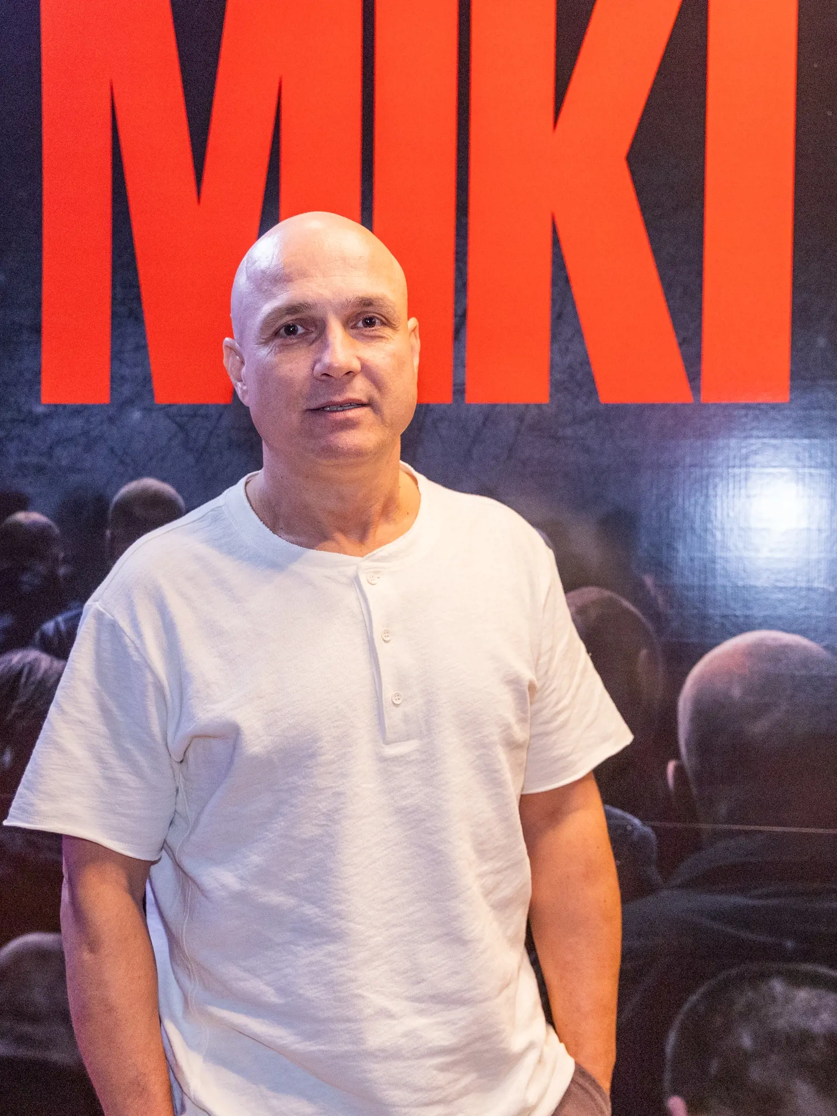 Novinárska premiéra filmu Miki. Na snímke slovenský herec Dušan Cinkota. 