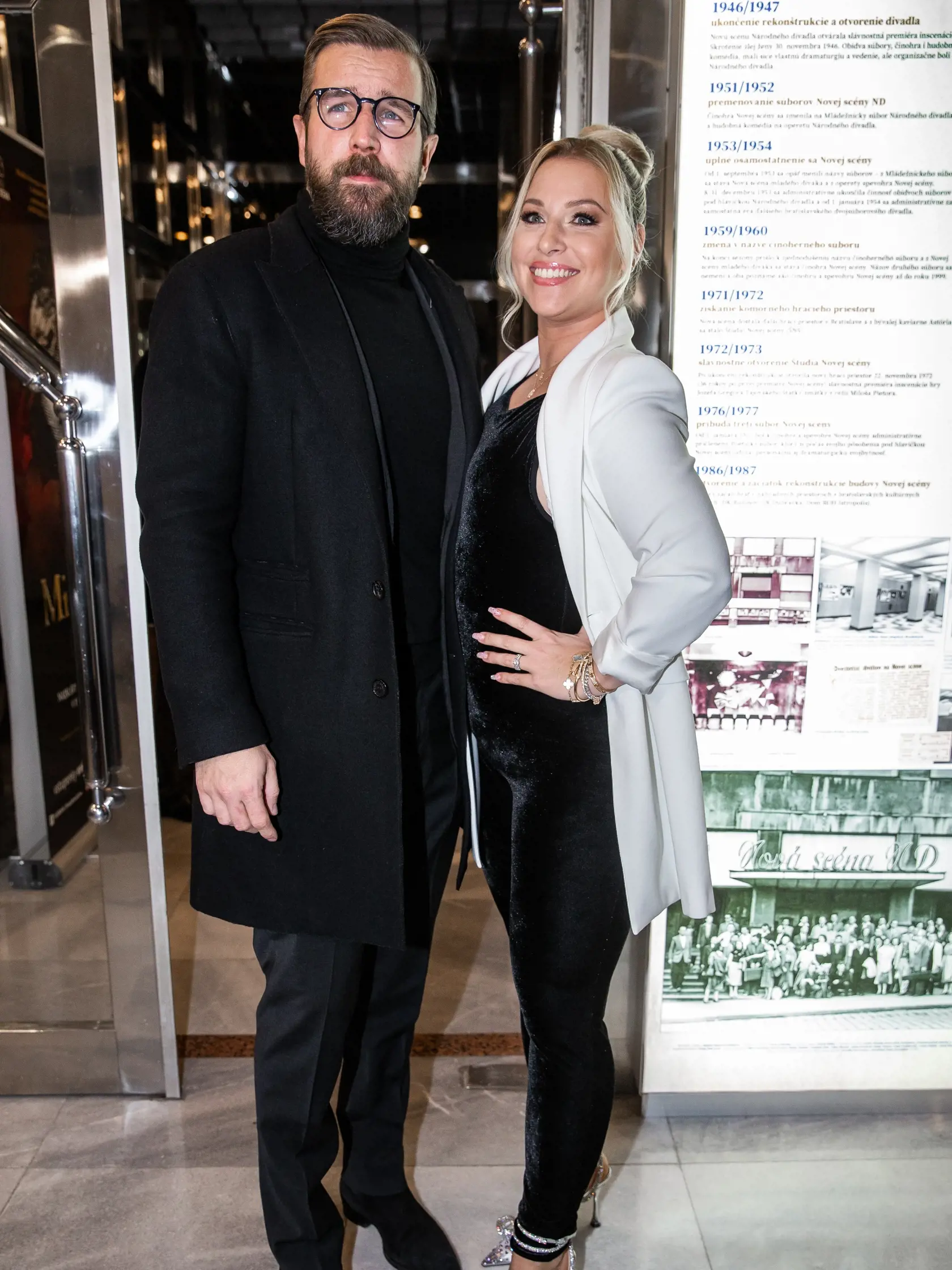 Premiéra muzikálu "Voda (a krv) nad vodou" v divadle Nová Scéna v Bratislave. Na snímke Dominika Cibulková a Michal Navara.