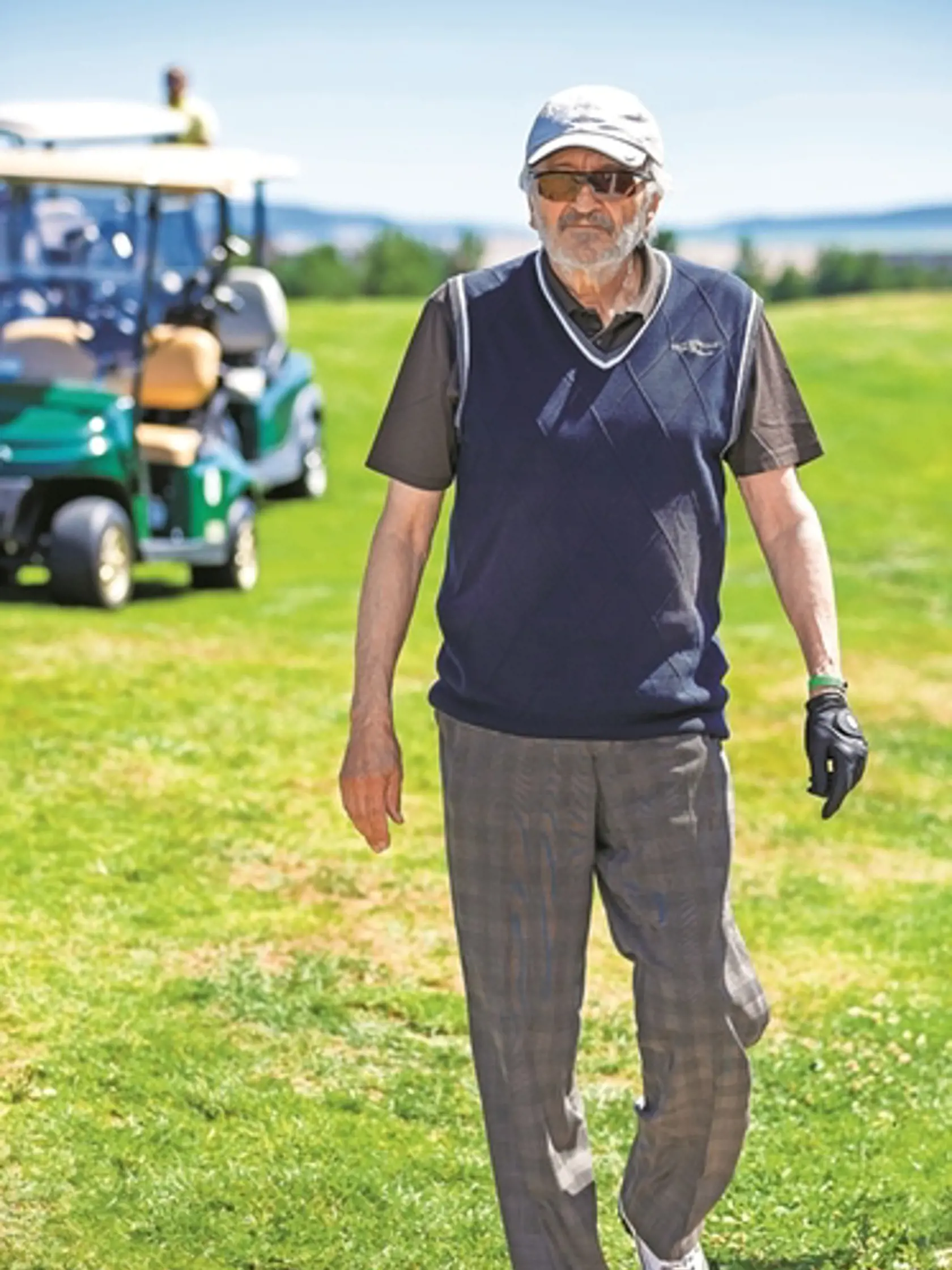 Golfista: Greeny sú jeho veľkou vášňou.