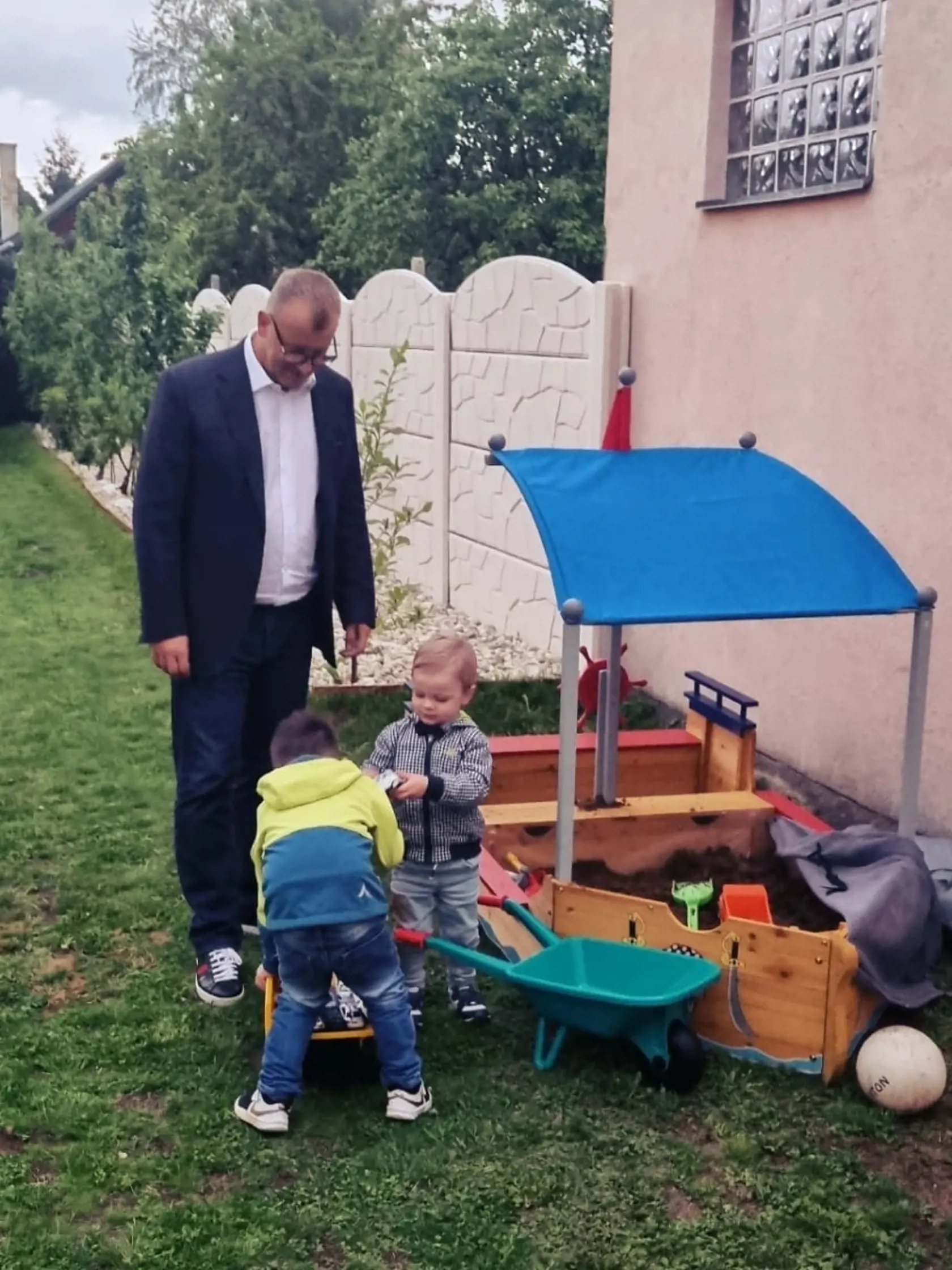 Boris Kollár so svojim synom Markusom.