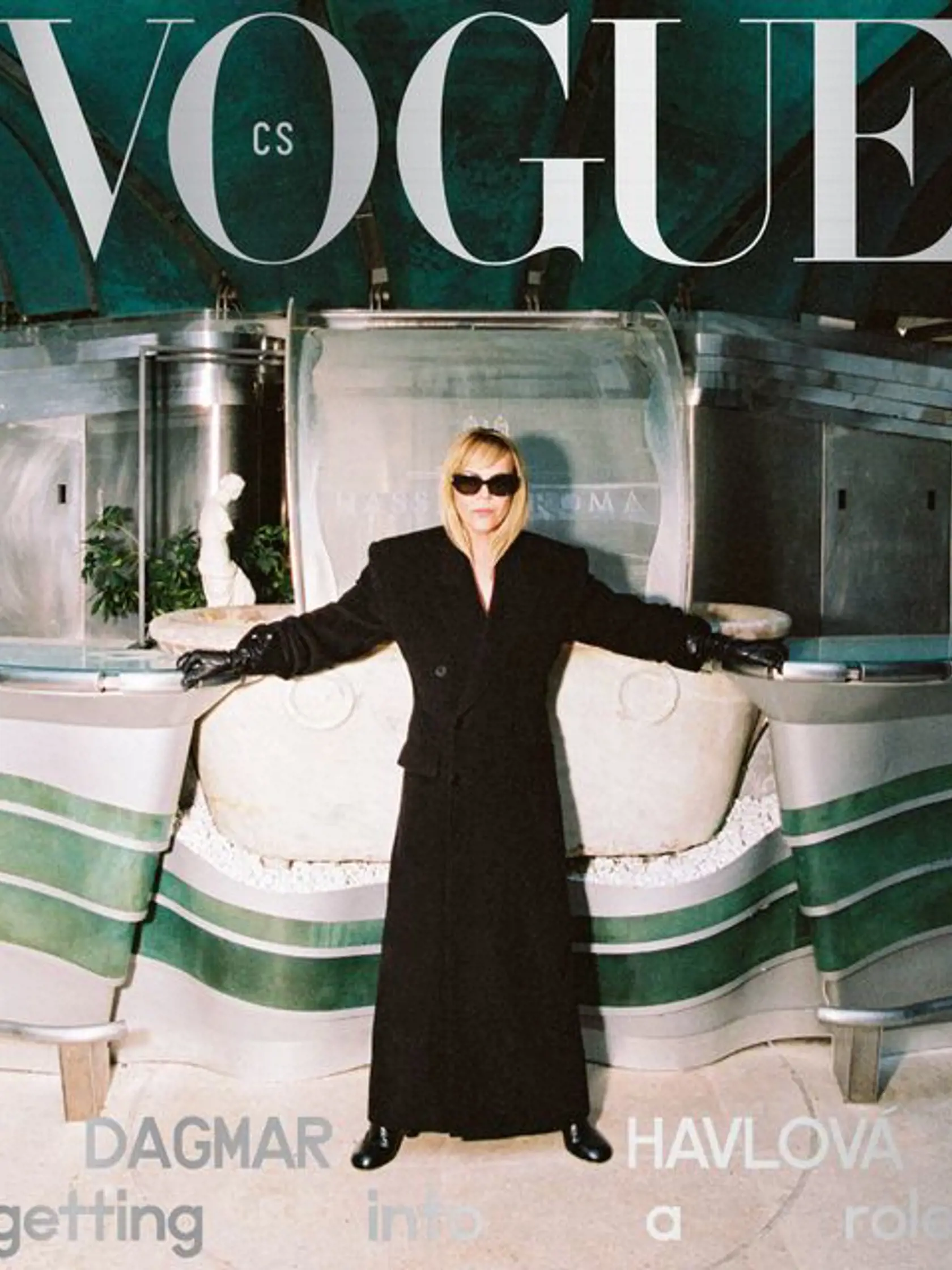 Dagmar Havlová na titulke Vogue.