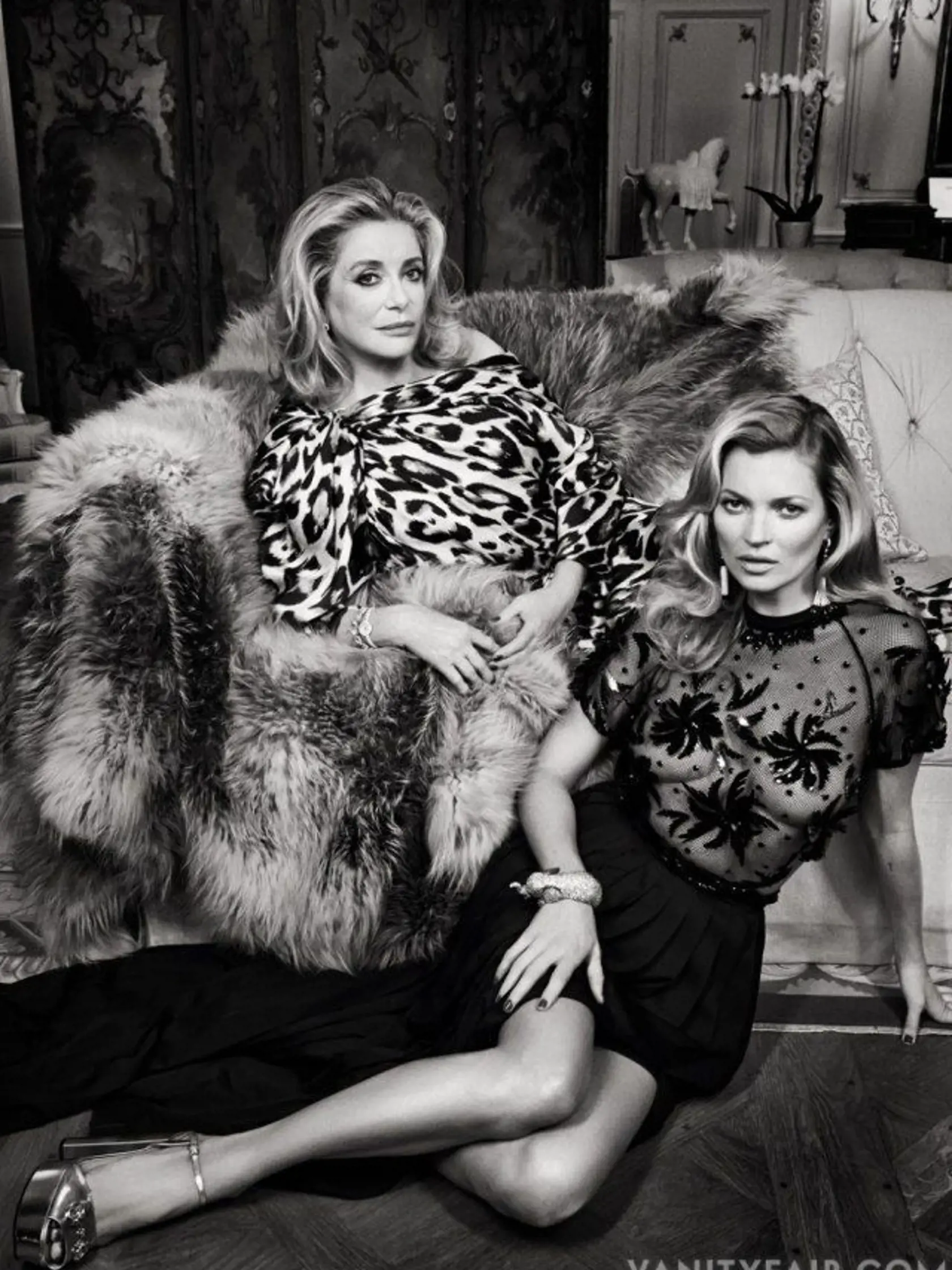 Catherine Deneuve a Kate Moss v magazíne Vanity