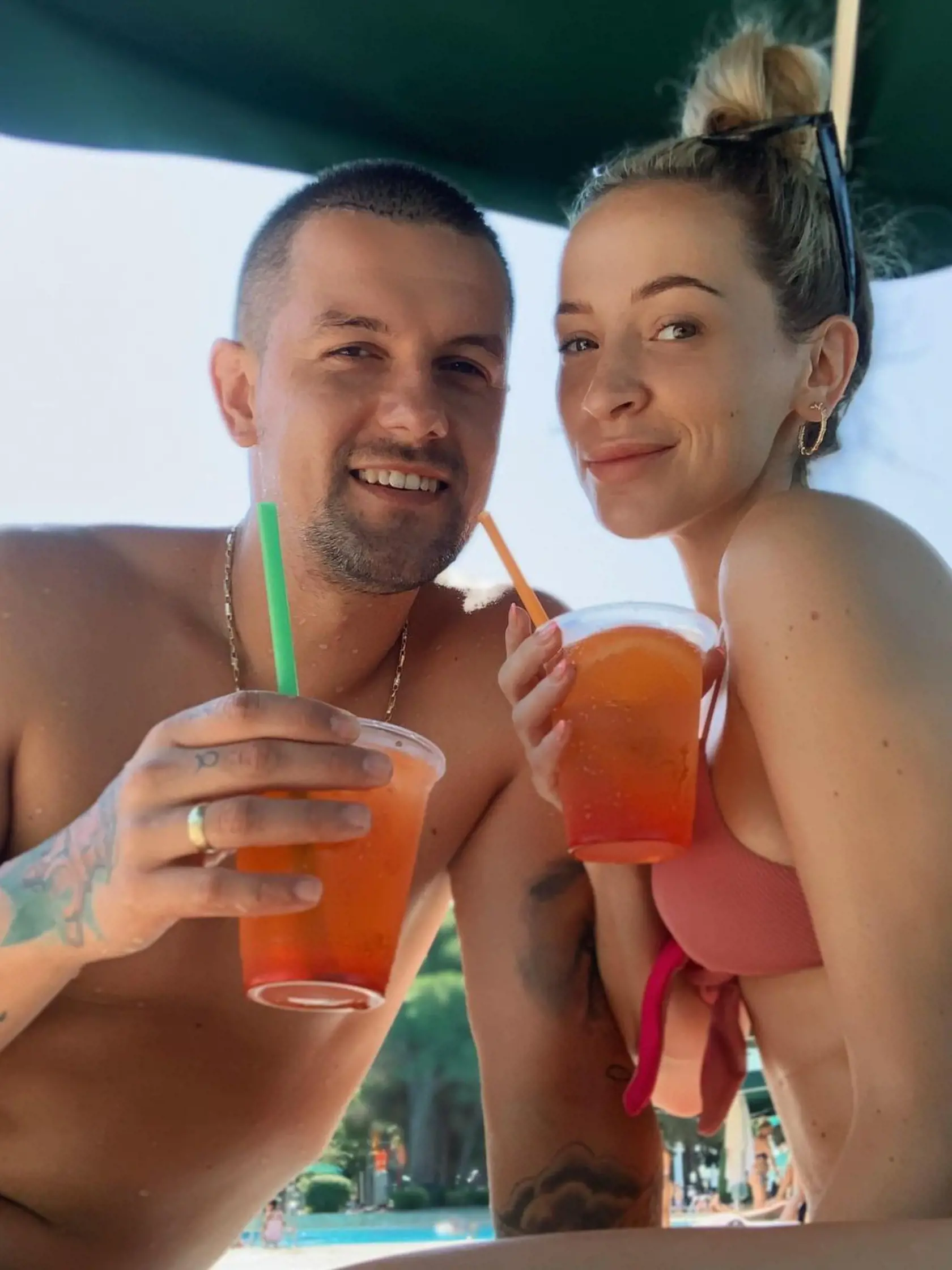 Dominika Mirgová s manželom Petrom.