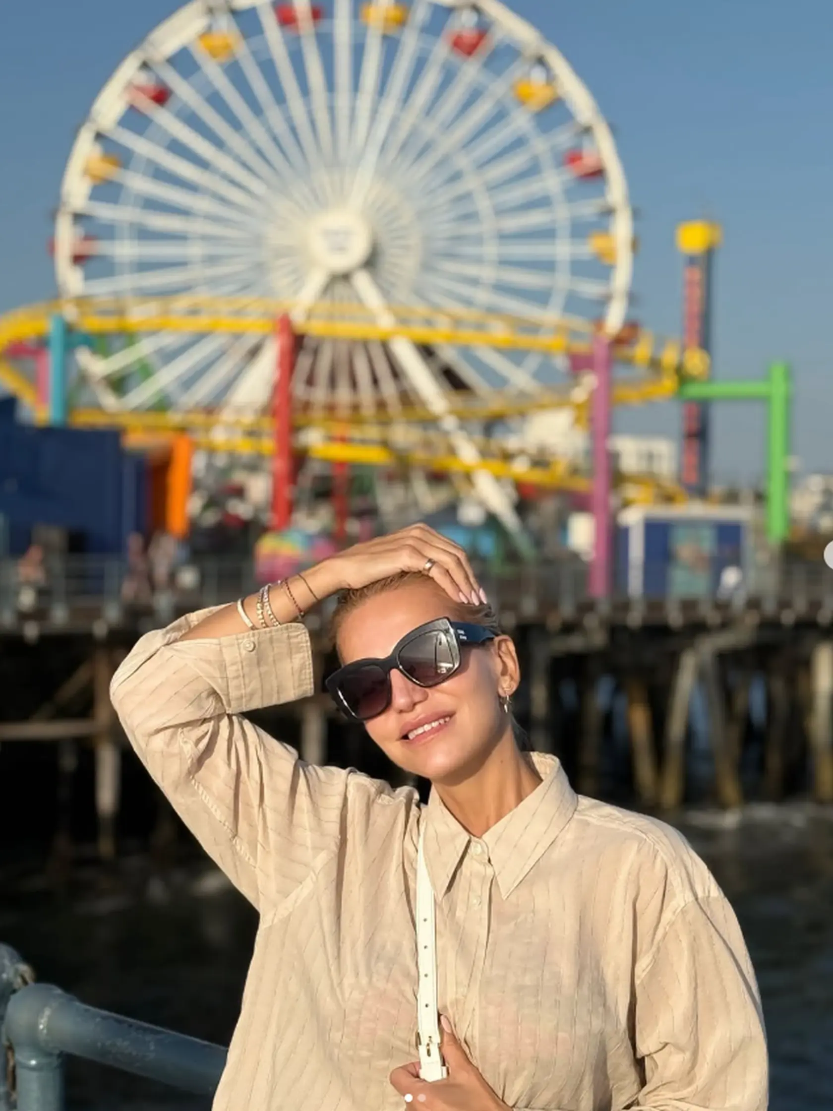 Dara Rolins s dcérou Lolou v Las Vegas.