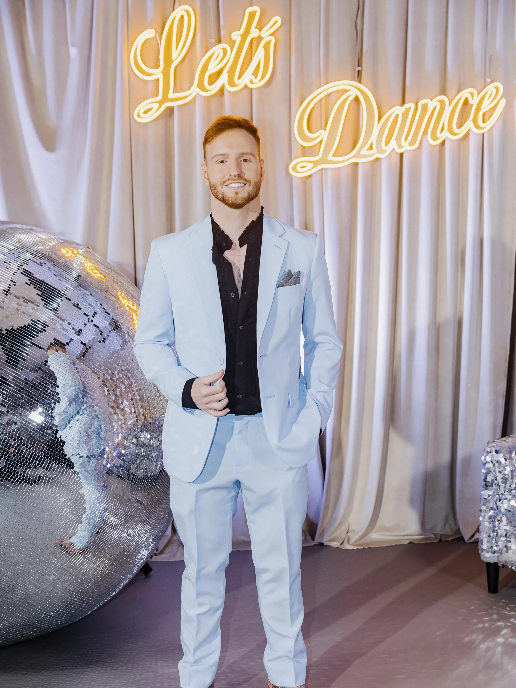 Na snímke Vilém Šír počas predstavenia poroty a tanečných párov súťaže TV Markíza Let´s Dance 2023.