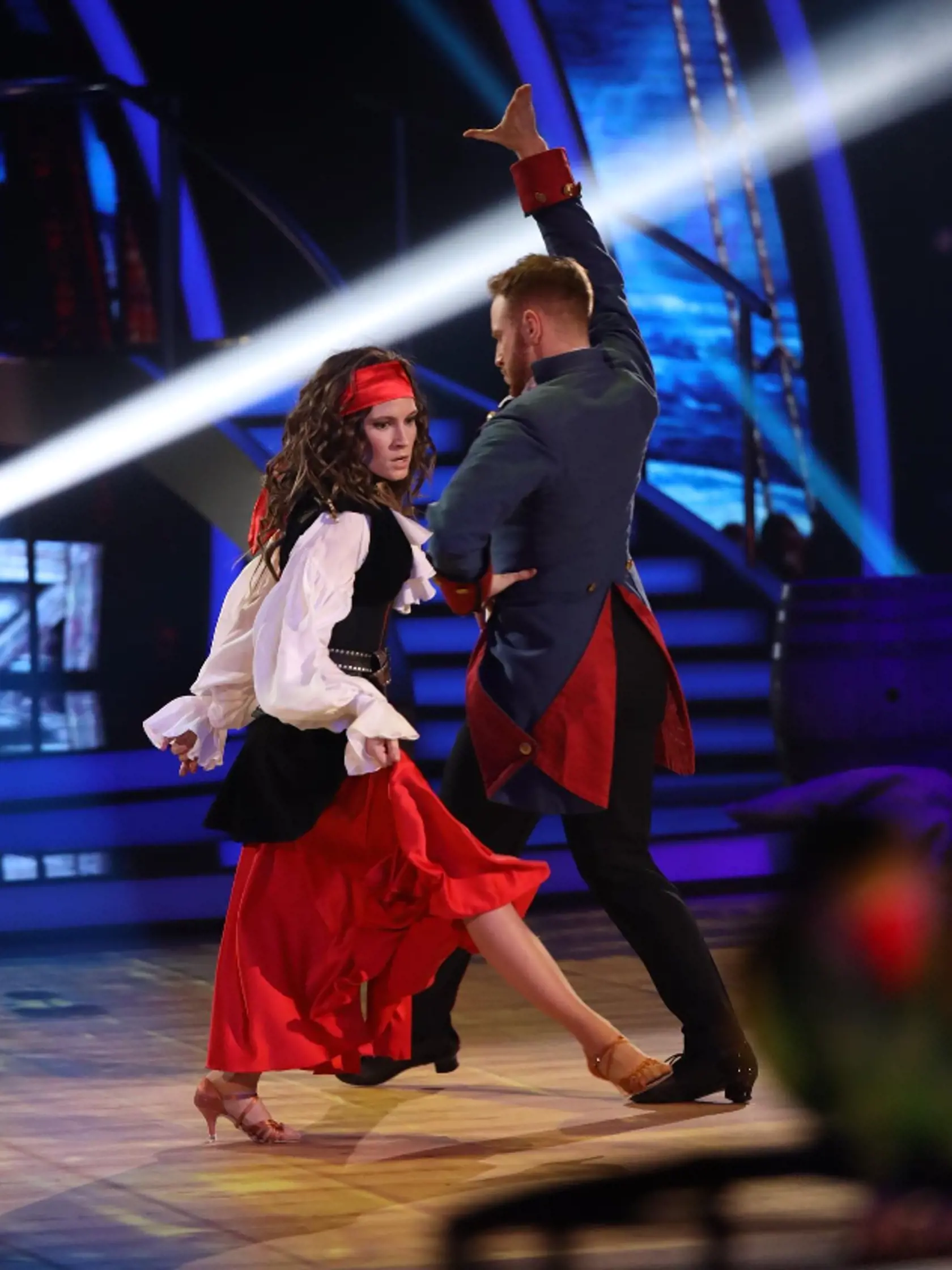 Jana Kovalčíková a Vilém Šír tancovali v treťom kole paso doble  na hudbu z filmu Piráti z Karibiku.