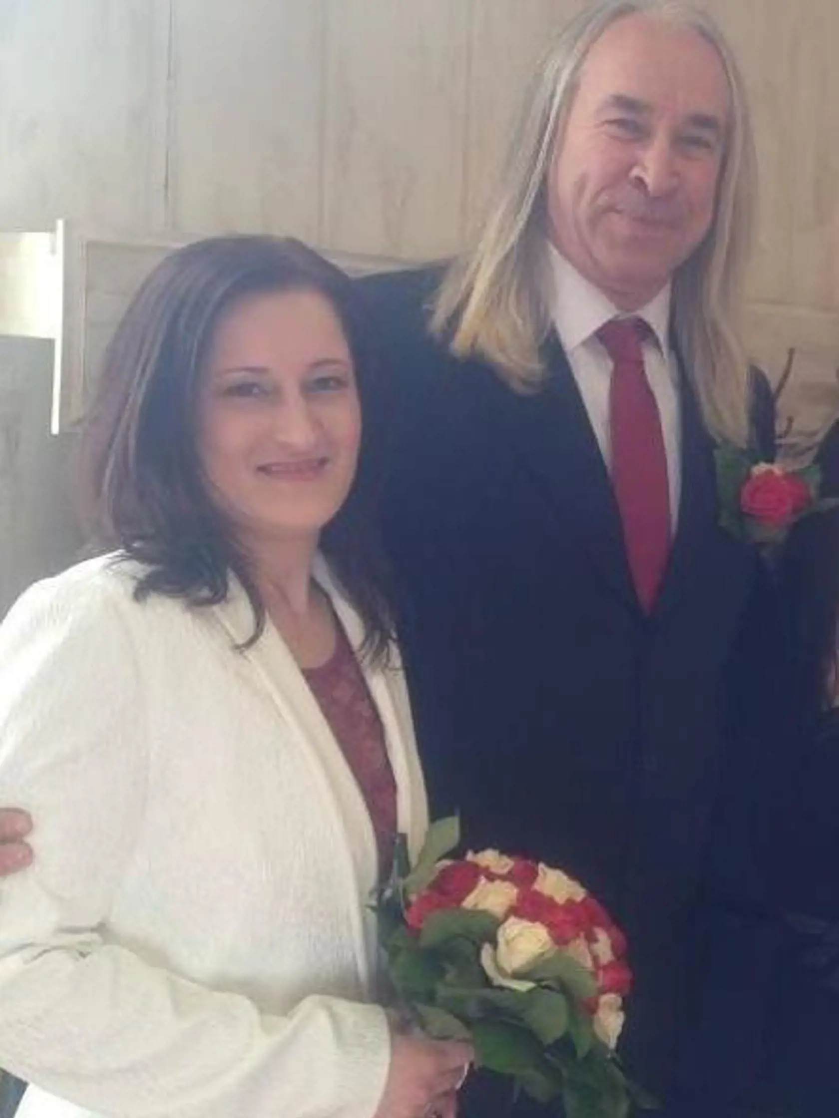 Marián Greksa počas svadby s Alenkou, ktorá mu čoskoro porodí dieťa.