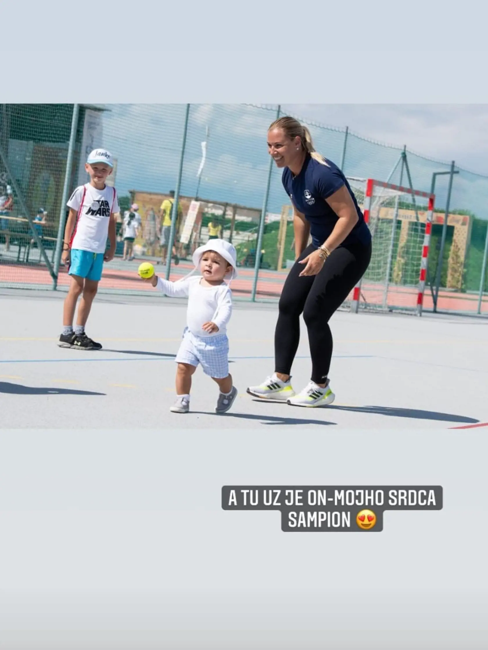 Dominika Cibulková na olympijskom festivale.
