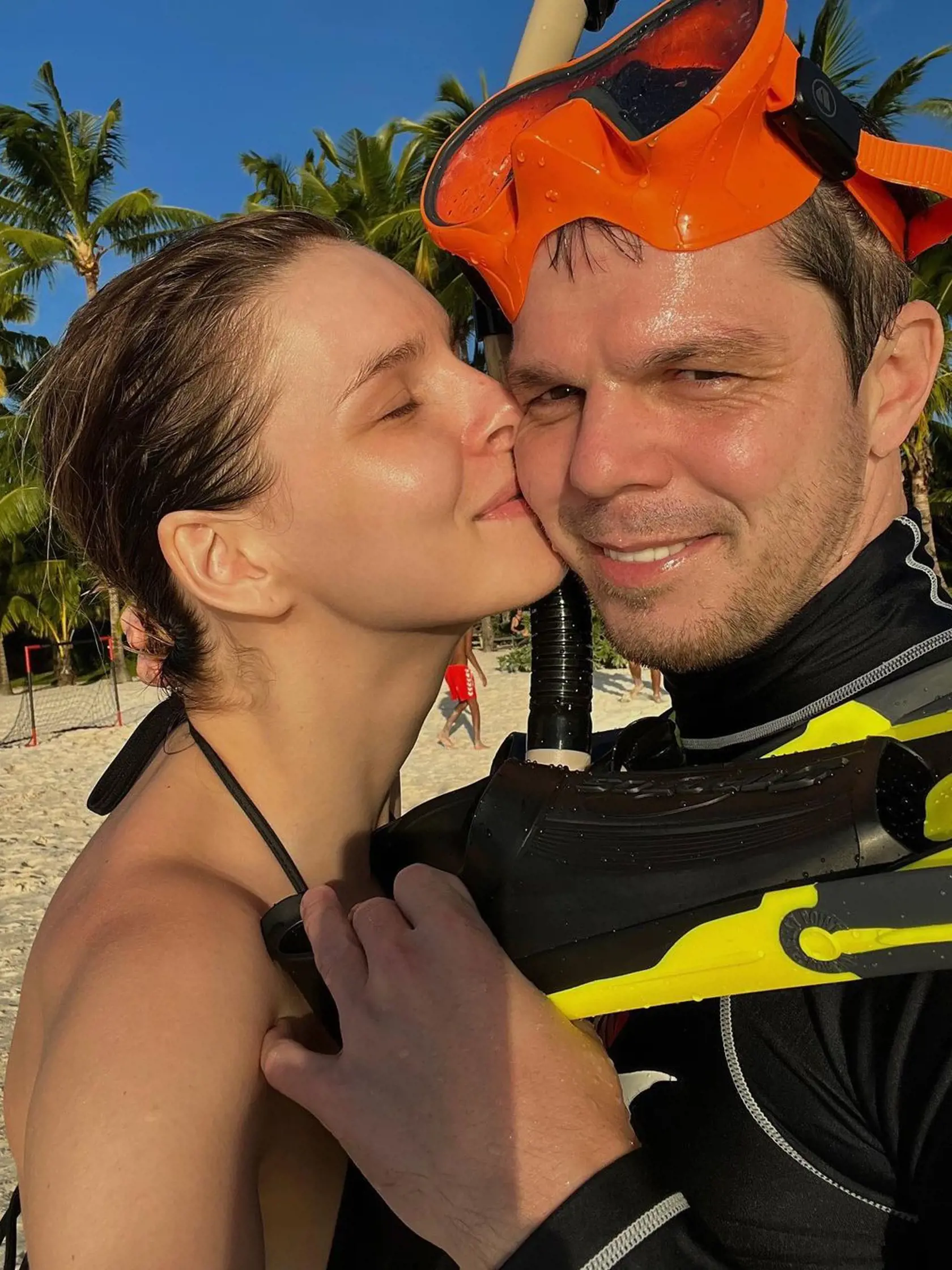 Monika s partnerom Dominikom si momenty osamote užívajú.