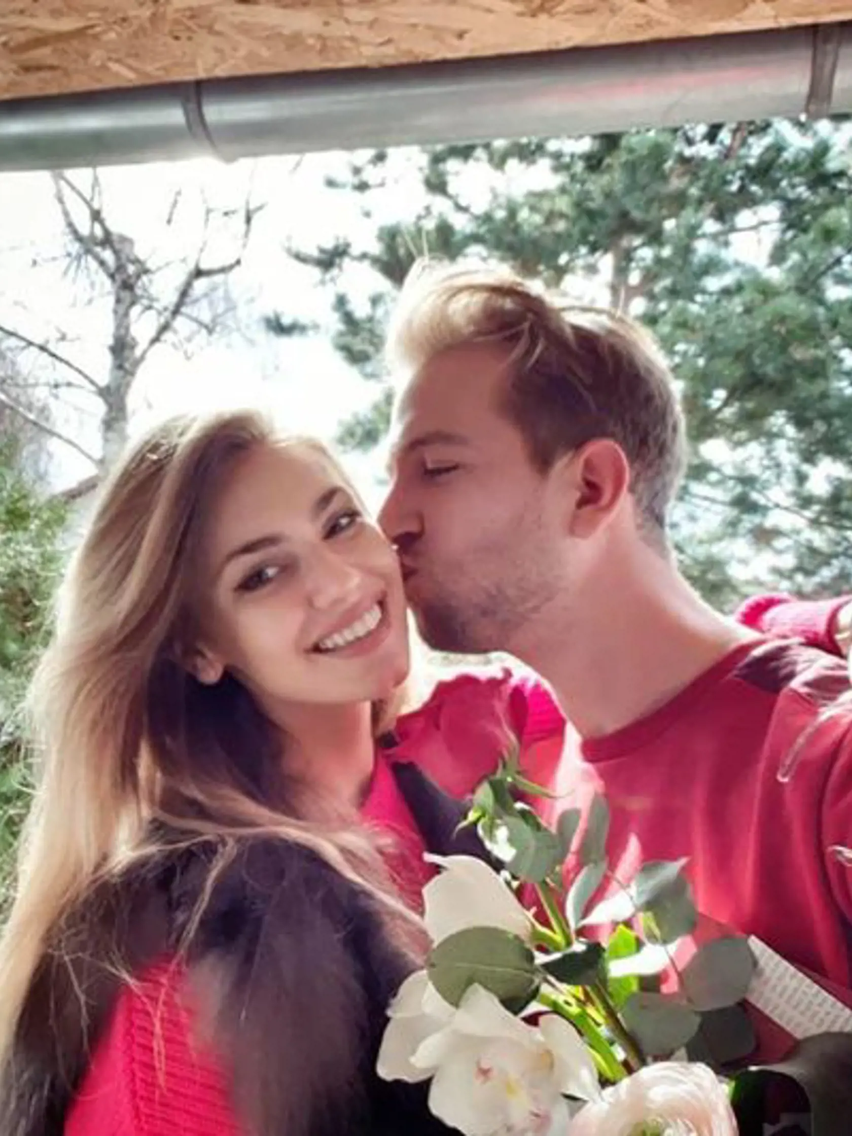 Samuel Tomeček s dnes už manželkou.