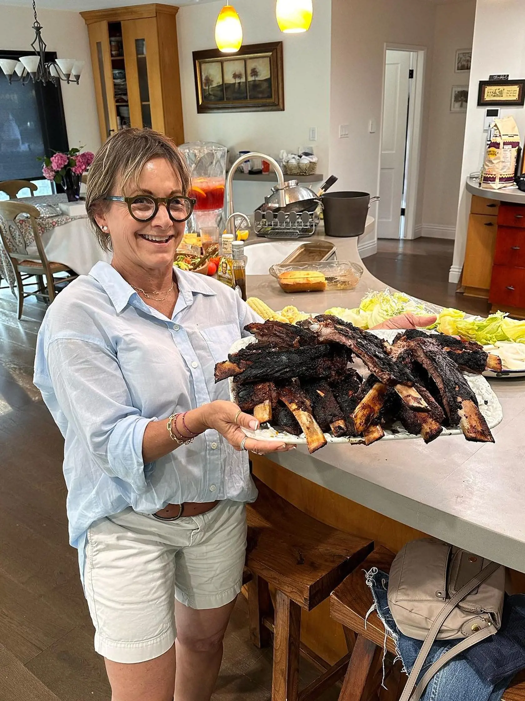 Gabrielle Carteris predviedla svoje kulinárske umenie.
