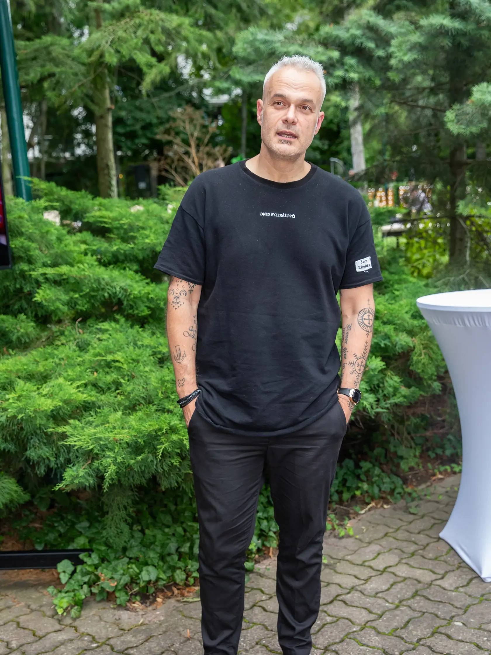Veľká letná párty televízie JOJ. Na snímke je Jaroslav Slávik.