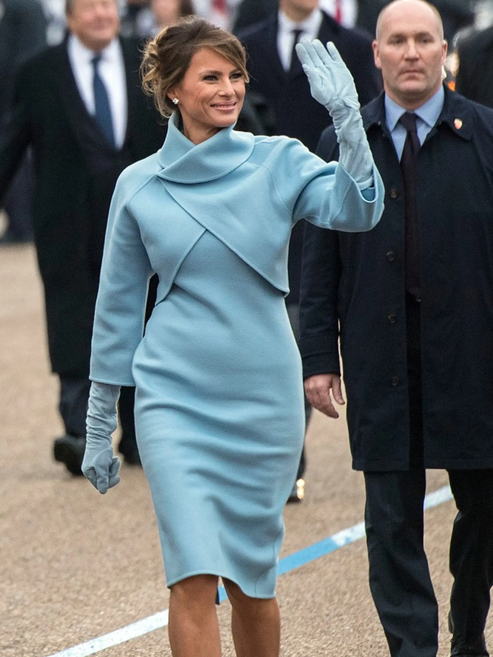 Melania Trump je kráľovná zimných kabátov.