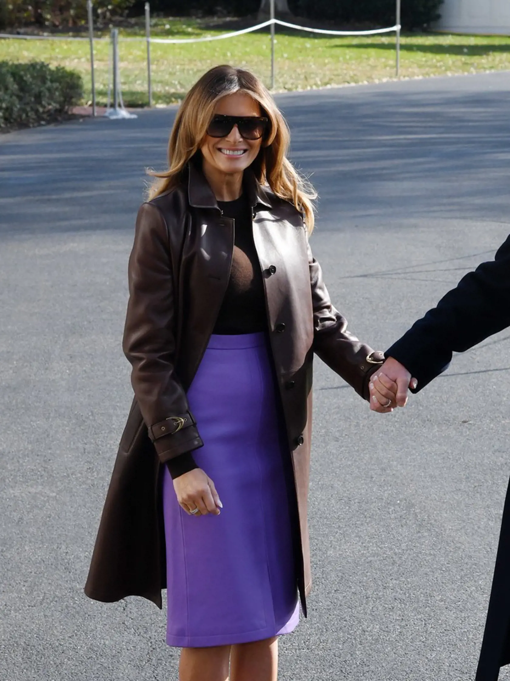 Melania Trump je kráľovná zimných kabátov.