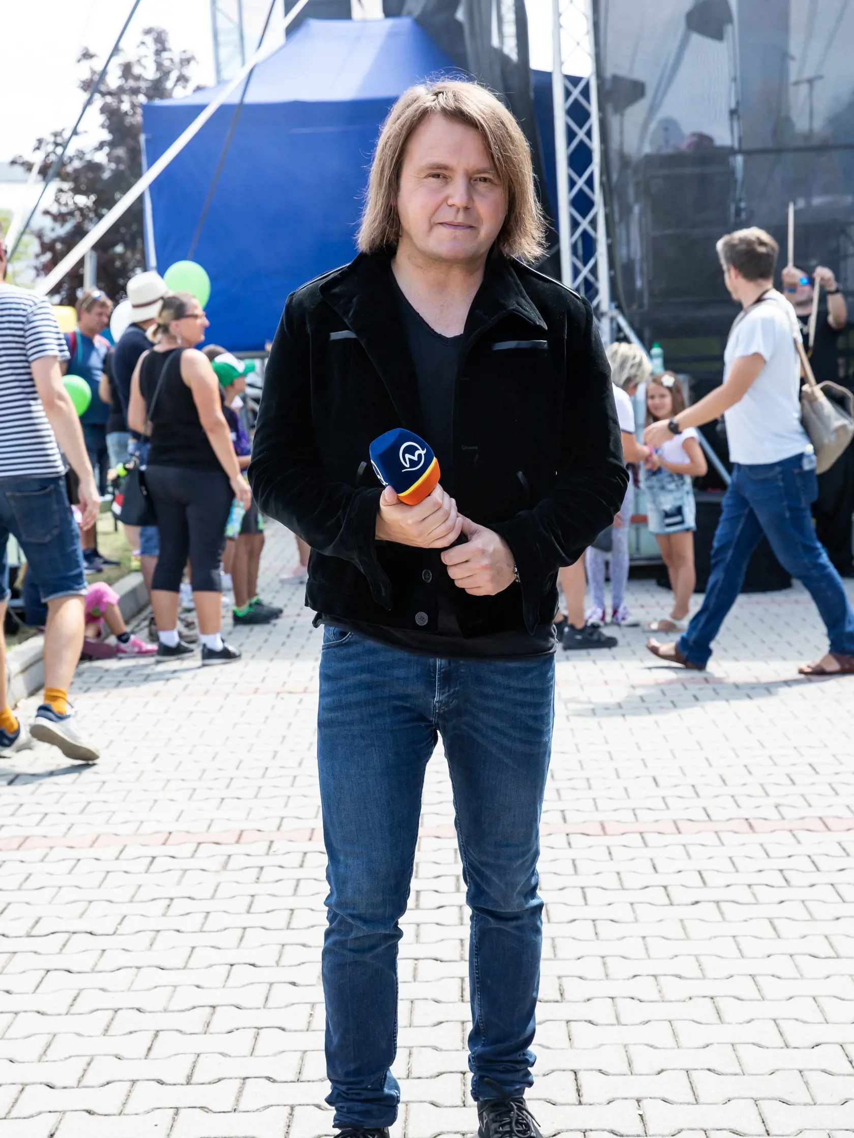 Deň otvorených dverí v TV Markíza. Na fotke: Ján Tribula