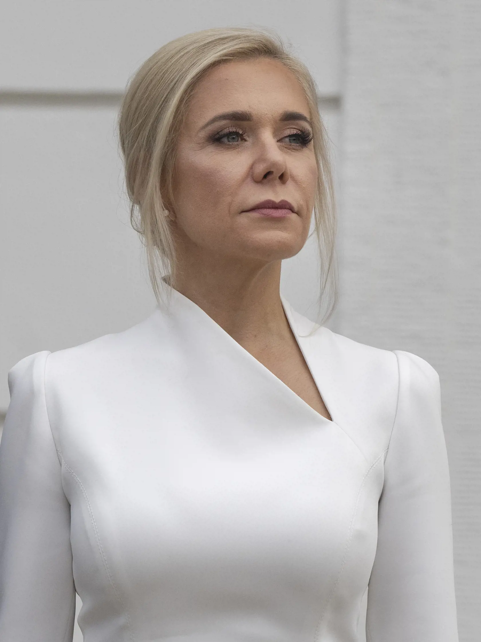 Prezidentka SR Zuzana Čaputová vymenovala novú vládu SR Roberta Fica. Na snímke podpredsedníčka vlády a ministerka hospodárstva SR Denisa Saková (Hlas-SD) v Prezidentskom paláci 25. októbra 2023 v Bratislave. FOTO TASR - Martin Baumann