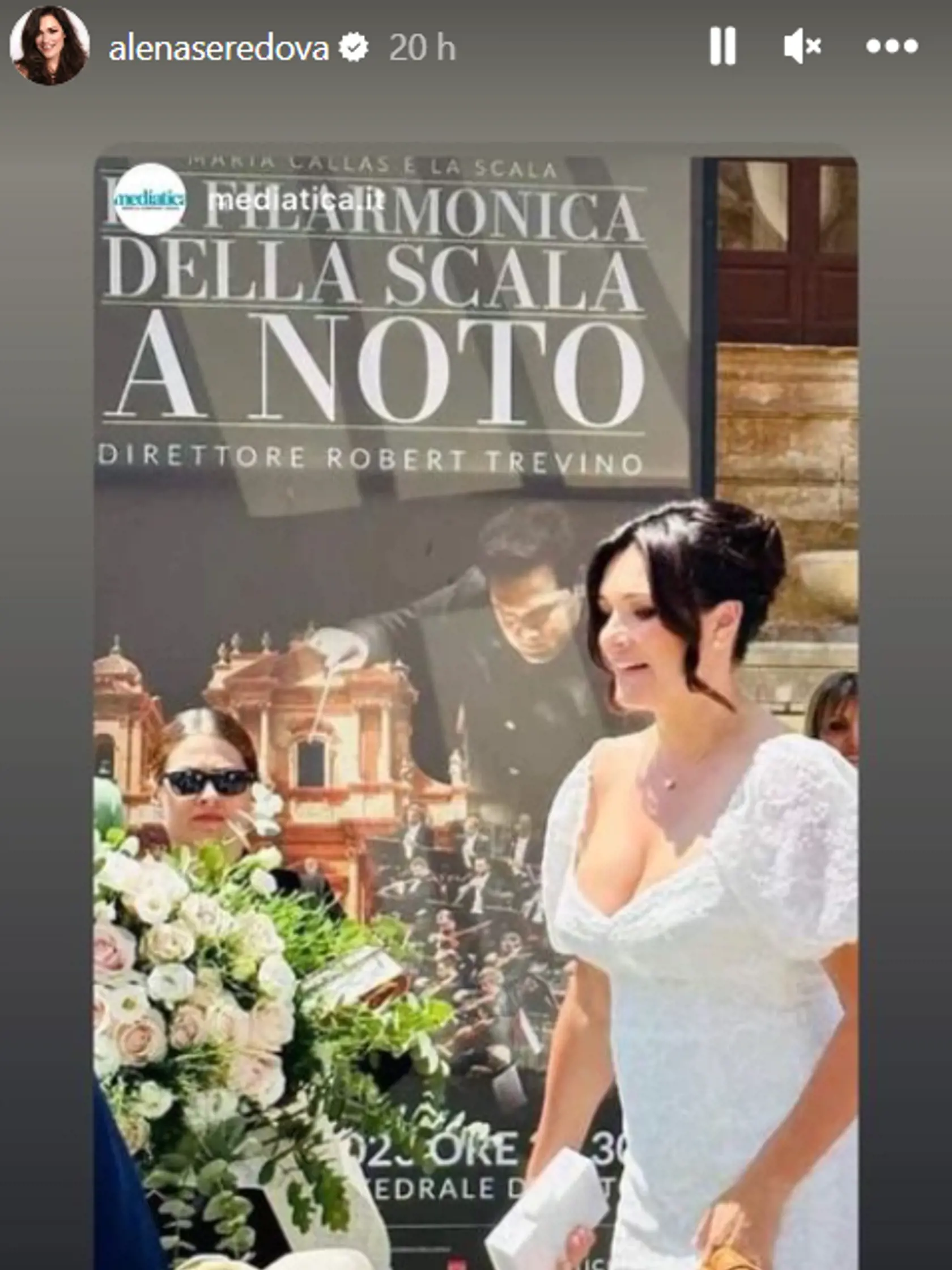 Alena Šeredová sa druhýkrát vydala.
