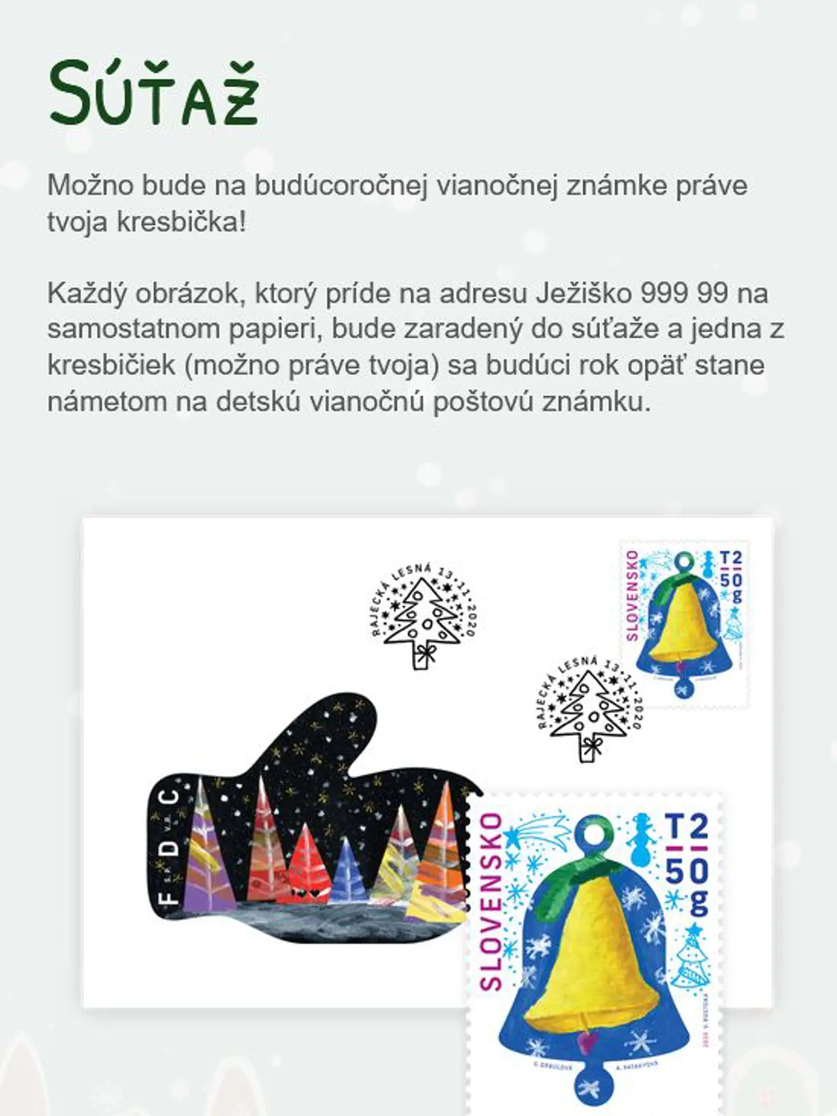 Deti môžu nakresliť vlastnú známku!