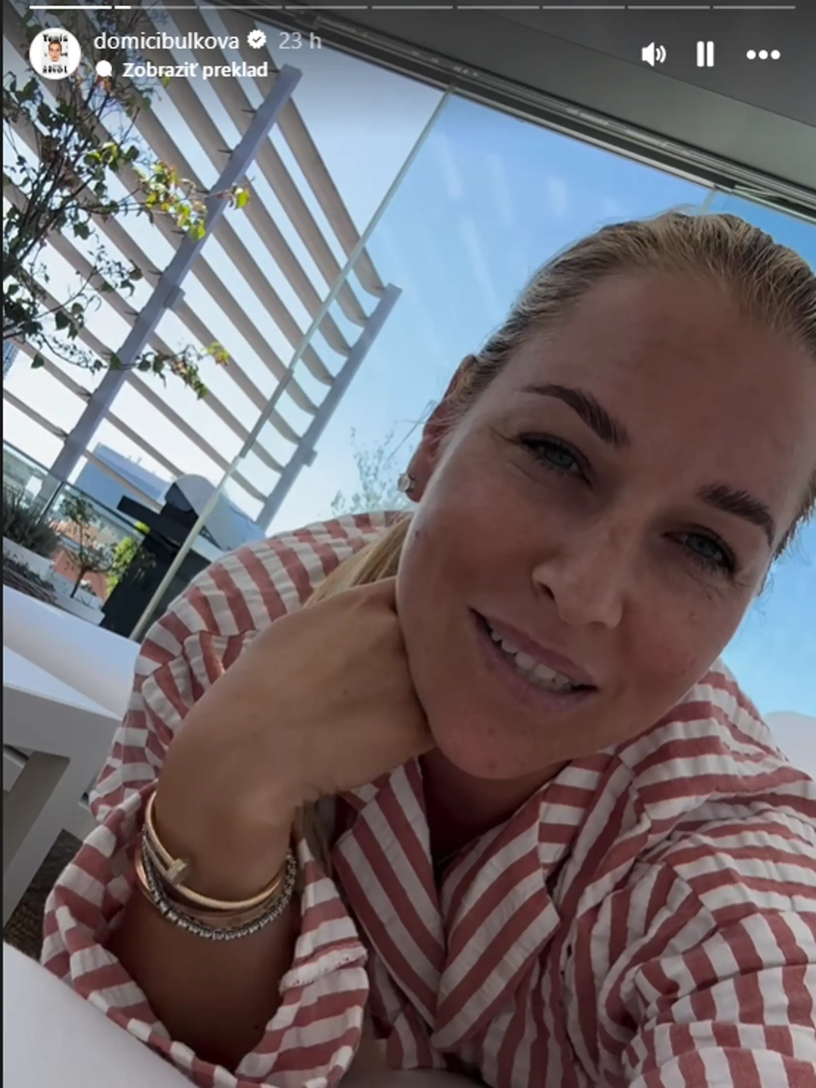 Dominika Cibulková sa nechala odvážiť po dvoch mesiacoch, ktoré trávila prevažne na dovolenkách.