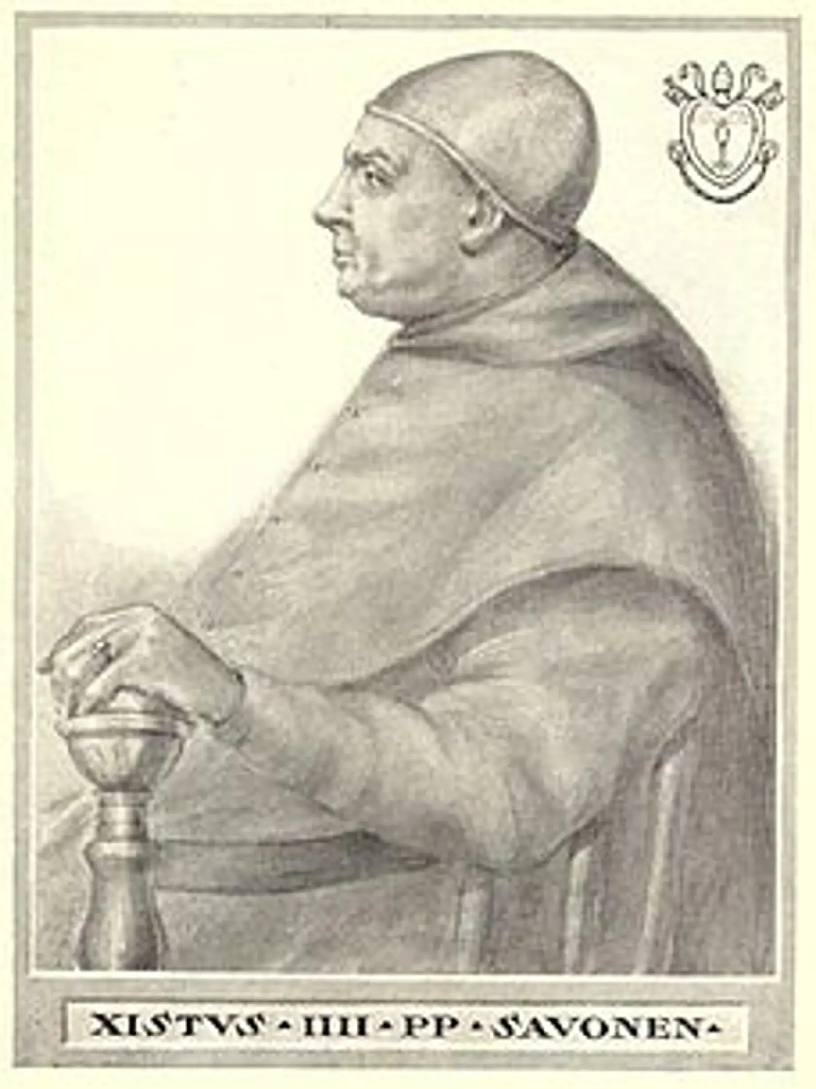 Pápež Sixtus IV., ktorý bol do úradu zvolený v roku 1471, mal údajne celkovo šesť detí vrátane jedného, ktoré mu porodila jeho vlastná sestra, čím sa pápež dopustil hriechu a porušenia zákonu v podobe incestu.