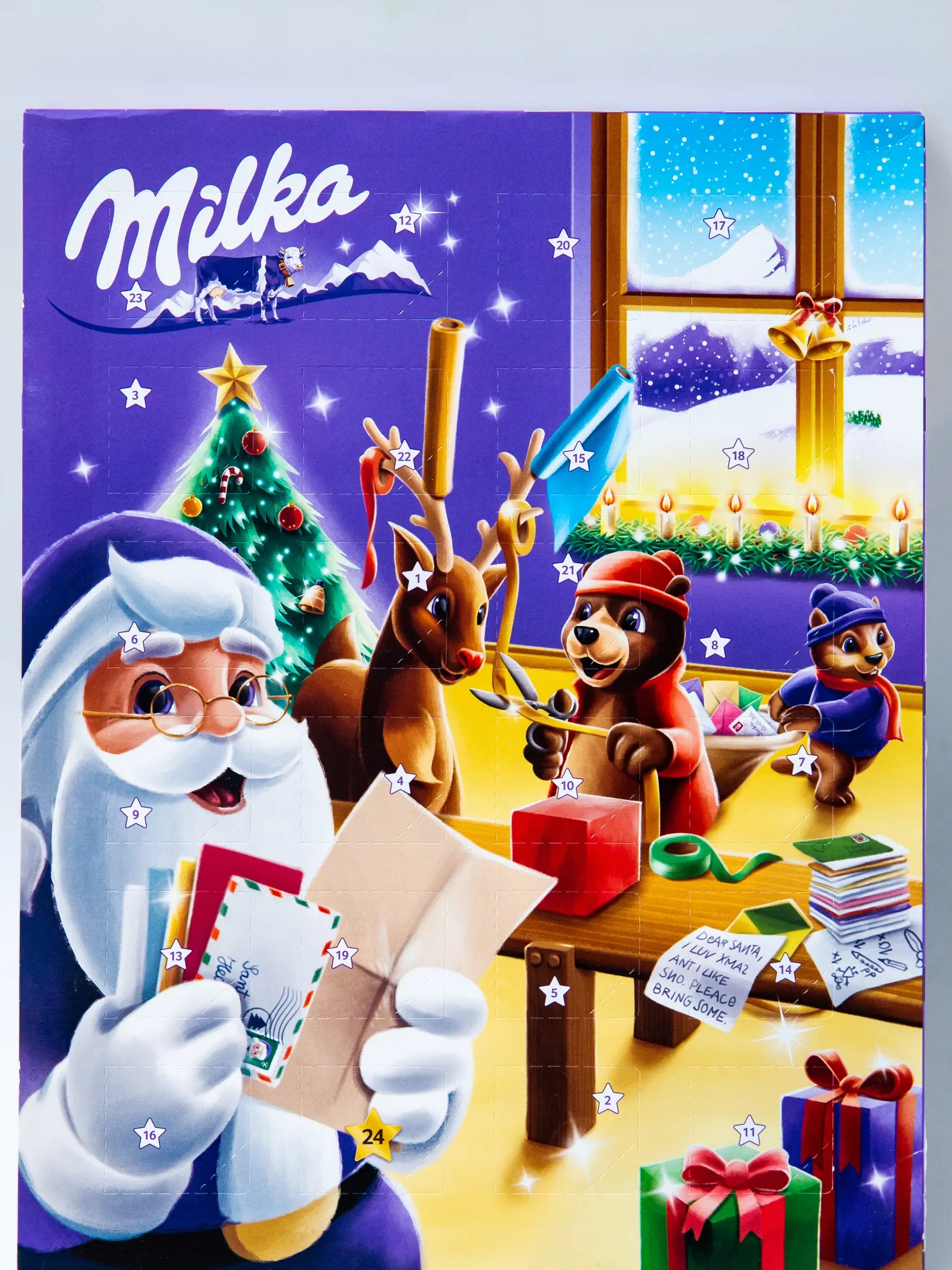 Adventný kalendár Milka - Tesco - 3,59 € - Môže vyvolať tráviace ťažkosti či alergie
Hodnotenie odborníčky na výživu: Zložením veľmi podobný ako Figaro.