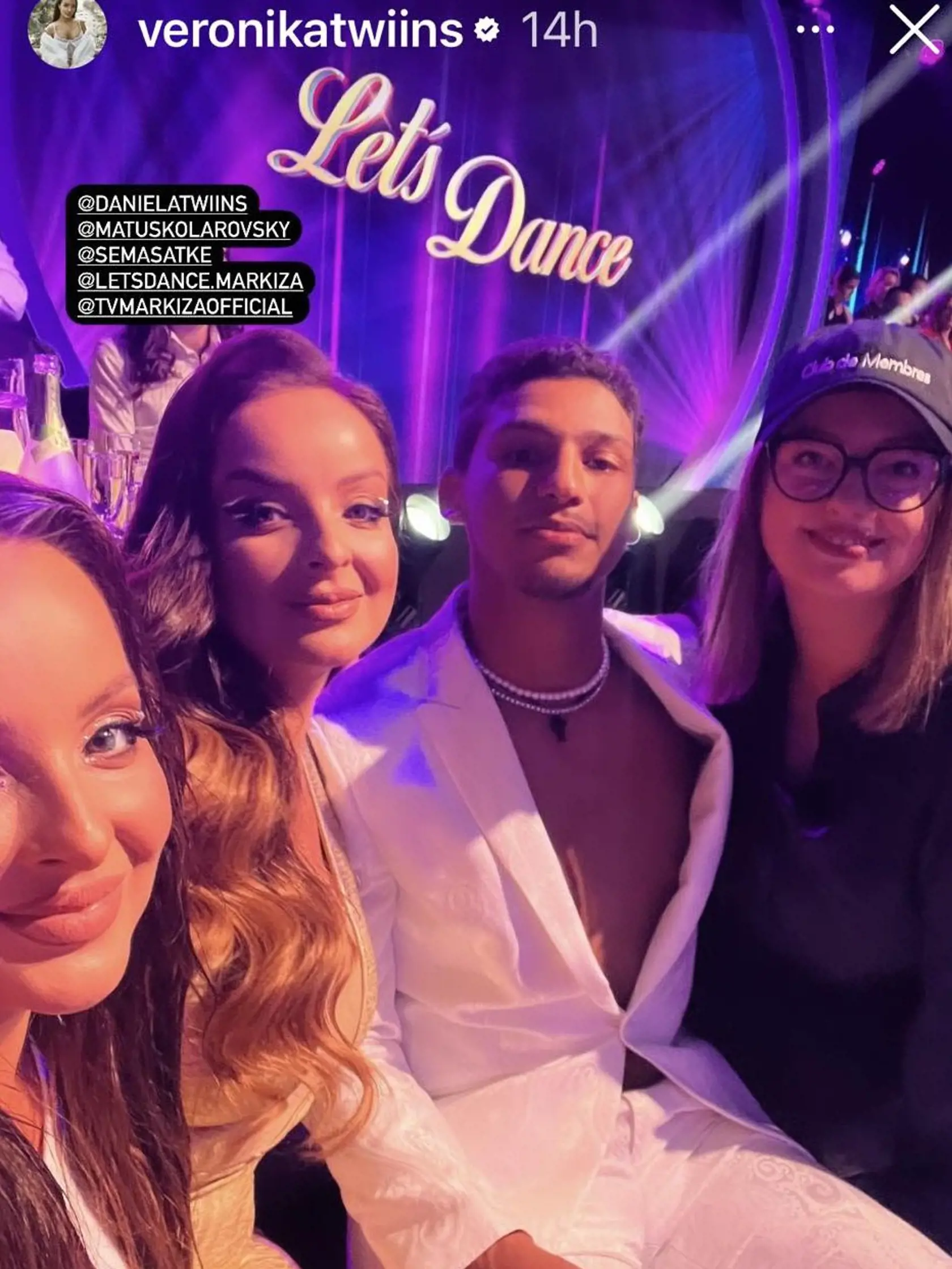 Twiinska Veronika Nízlová prišla s Matúšom Kolárovským. Ten sa pred pár dňami vrátil z liečebne.