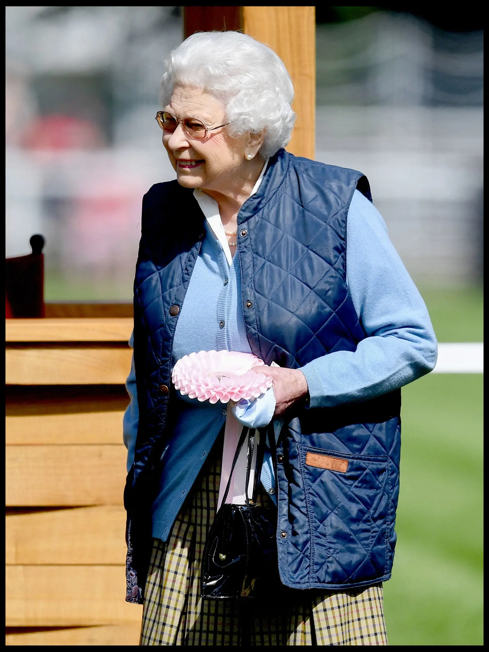 Na Royal Windsor Horse Show bola oblečená menej formálne, než obyčajne.