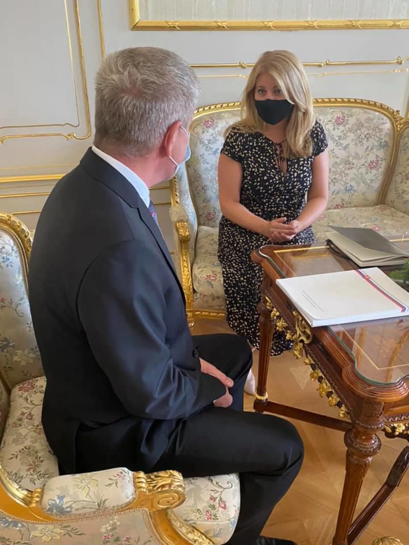 Zuzana Čaputová prijala ministra zdravotníctva Vladimíra Lengvarského