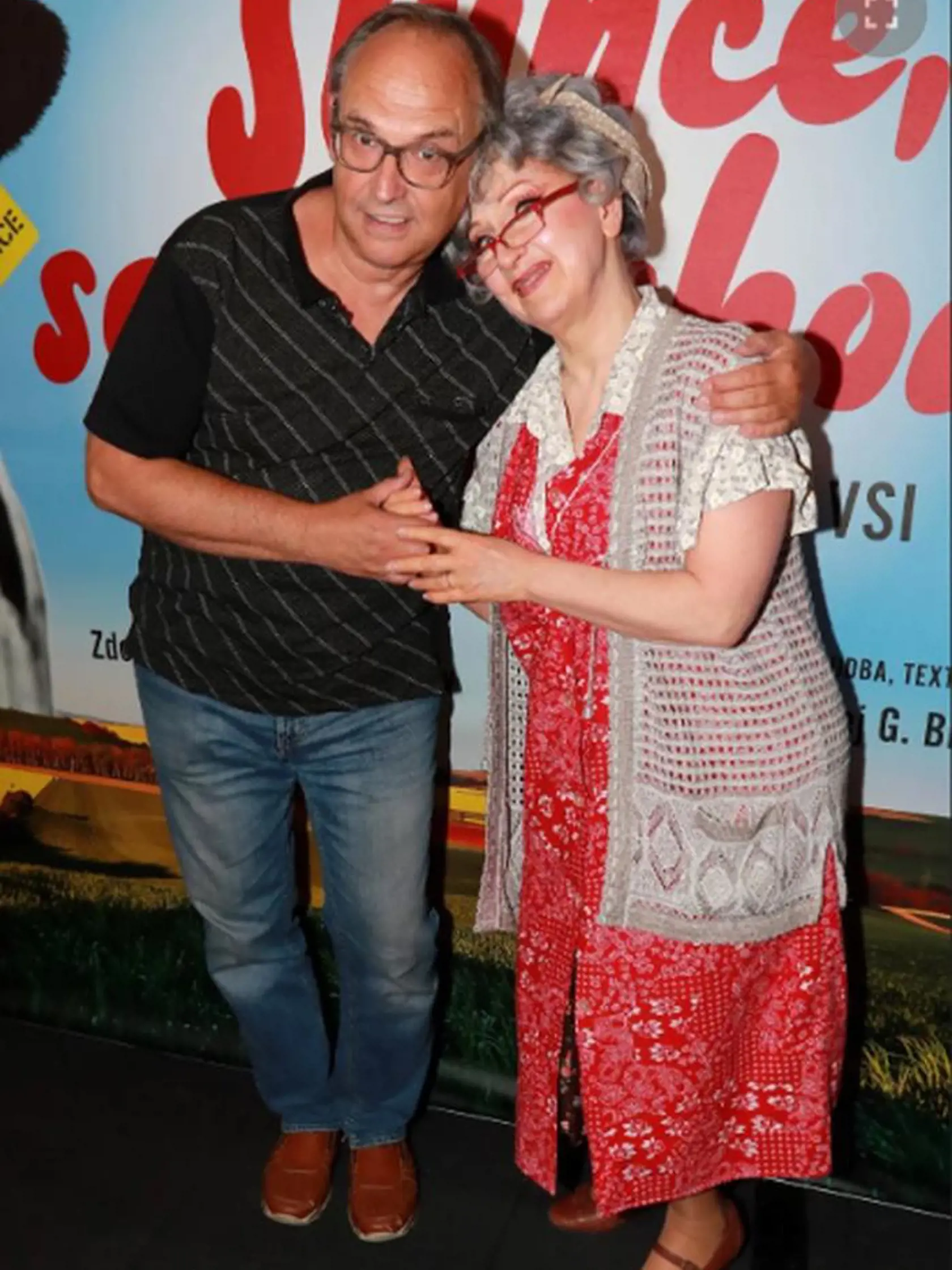 Jaroslava Kretschmerová ako Kelišová a Pavel Kikinčuk alias Šimon Plánička