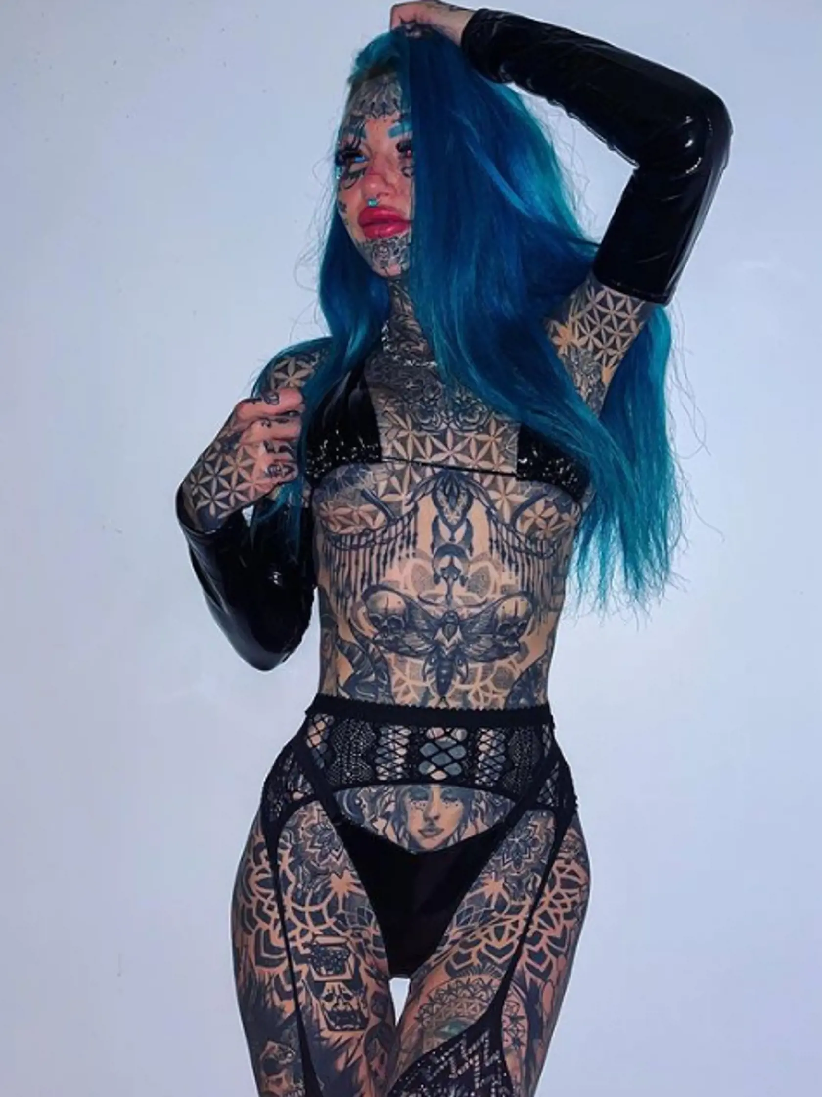 Austrálska modelka Amber Luke.