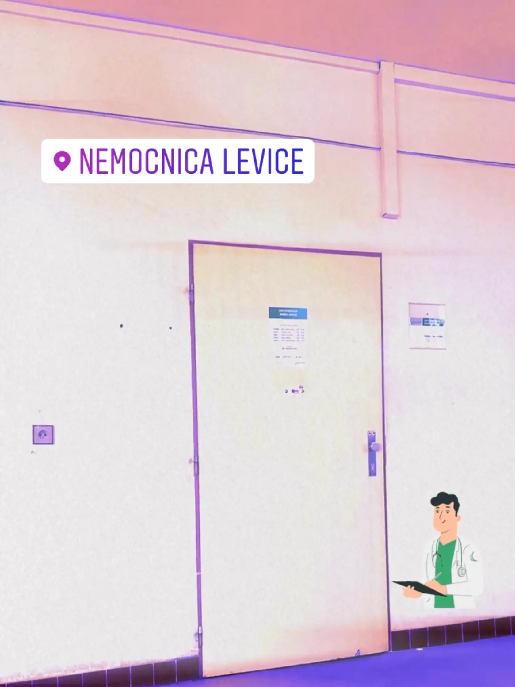 Veronika Nízlová v nemocnici