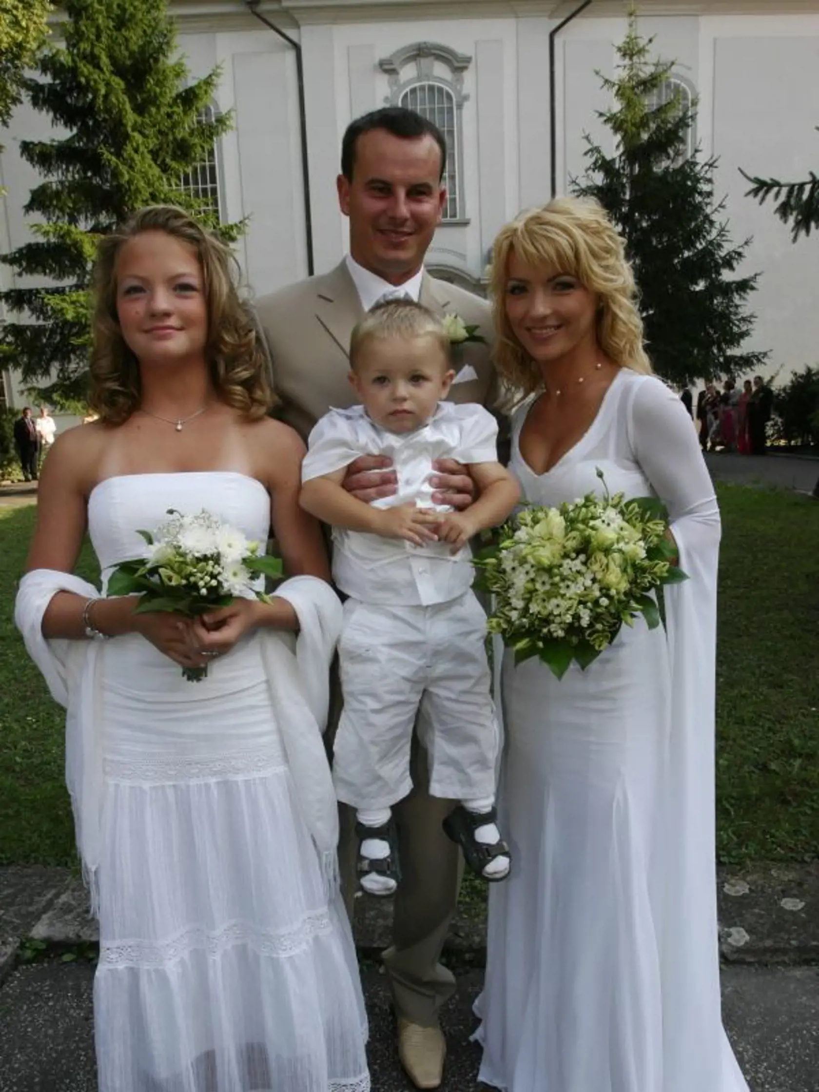 Rok 2005: Svadba Martiny Šimkovičovej a Igora Šimkoviča.
