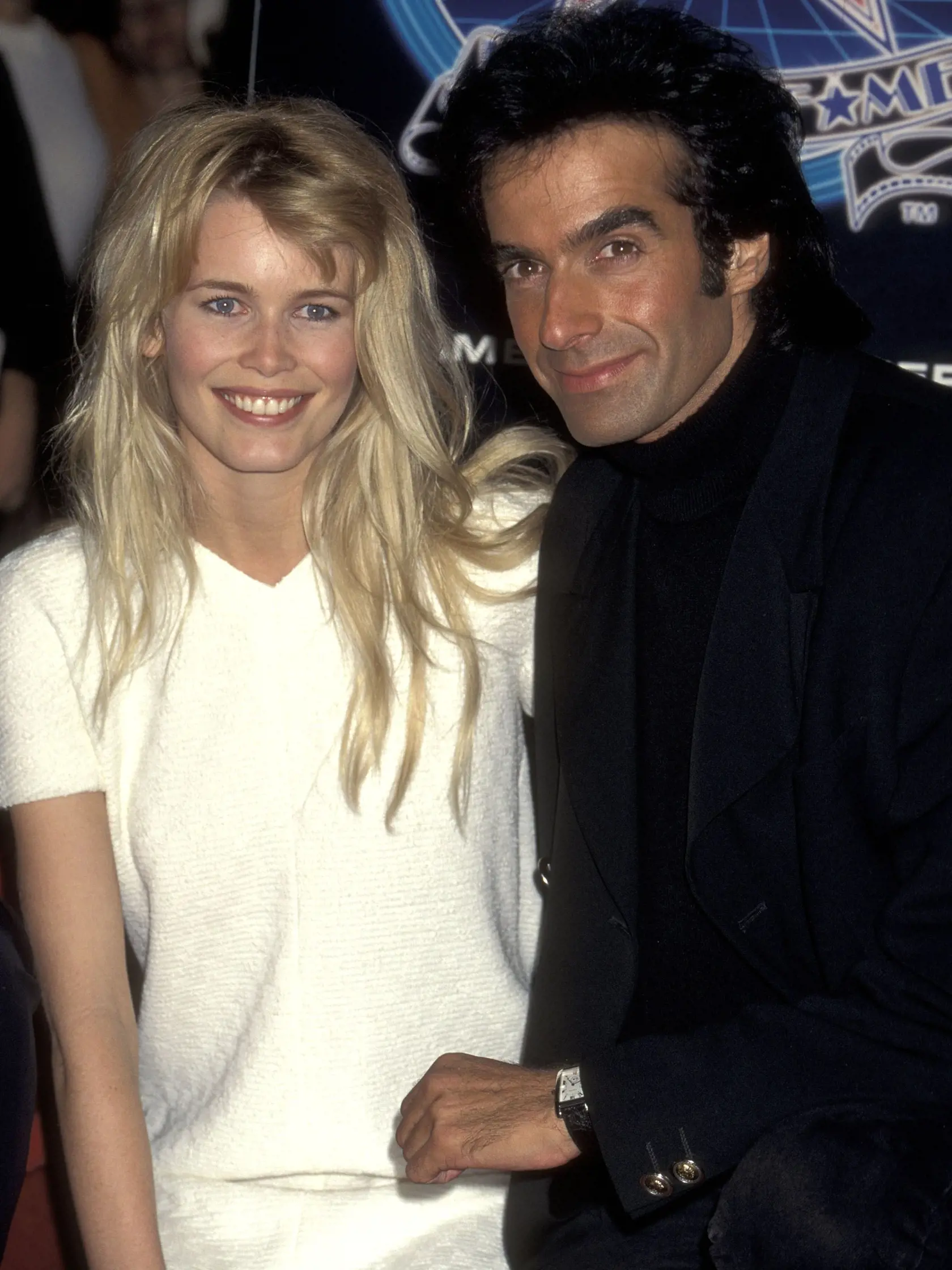 Claudia Schiffer a David Copperfield