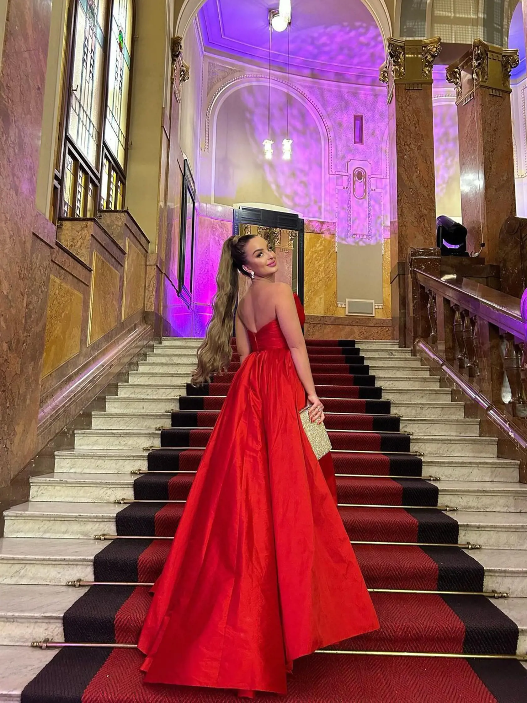 Veronika Nízlová na Česko-Slovenskom plese 2023.