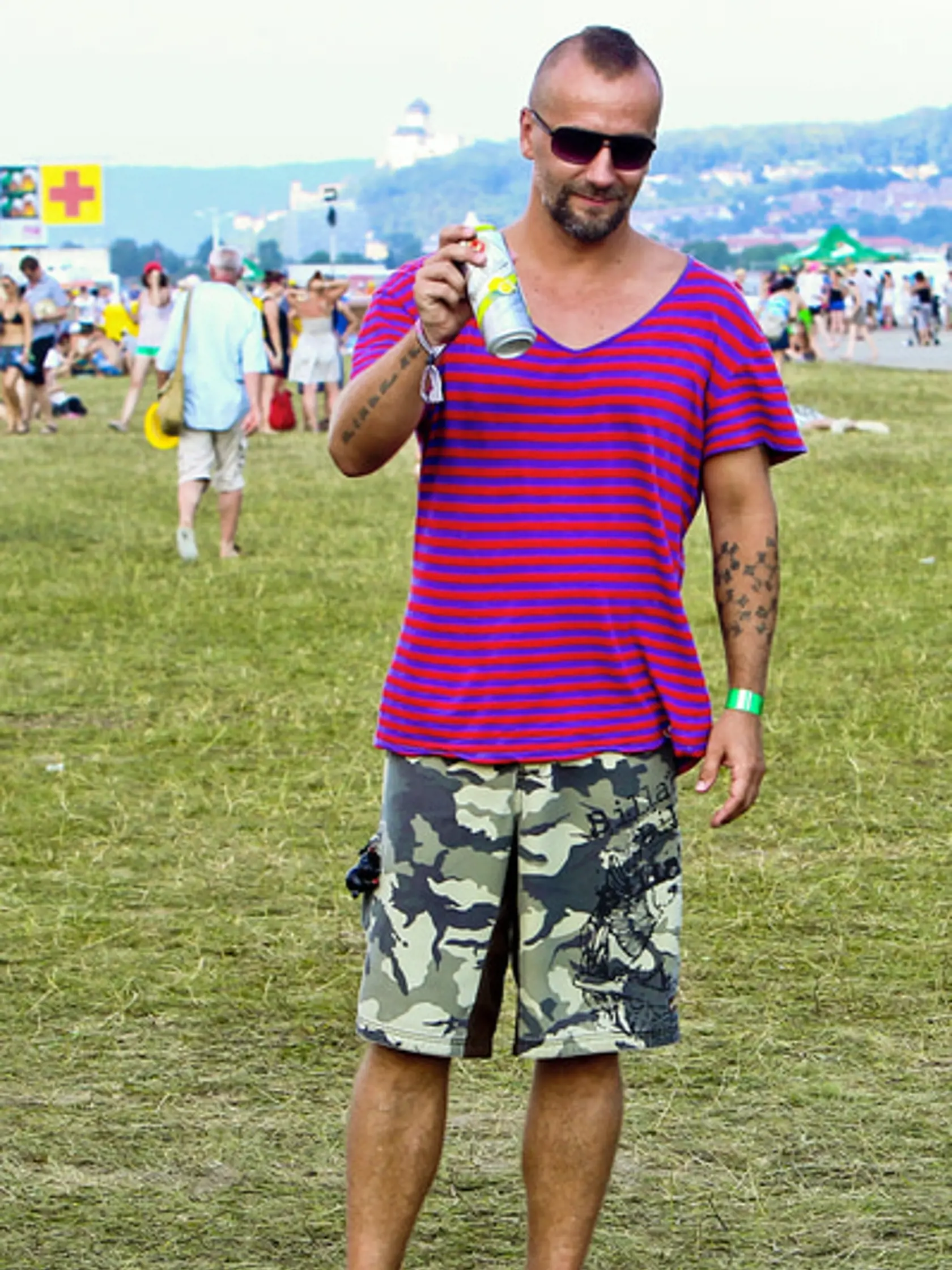 Takto vyzeral tanečník v roku 2012 na festivale Pohoda.